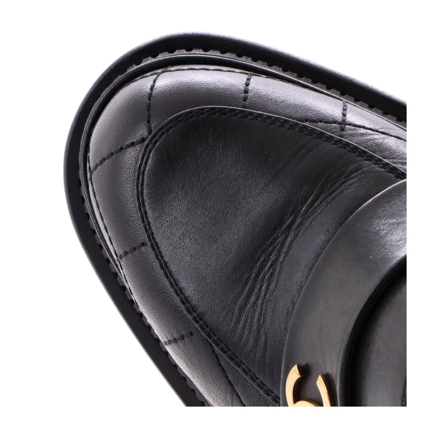 Women's CC Loafers Quilted Leather - Image 5