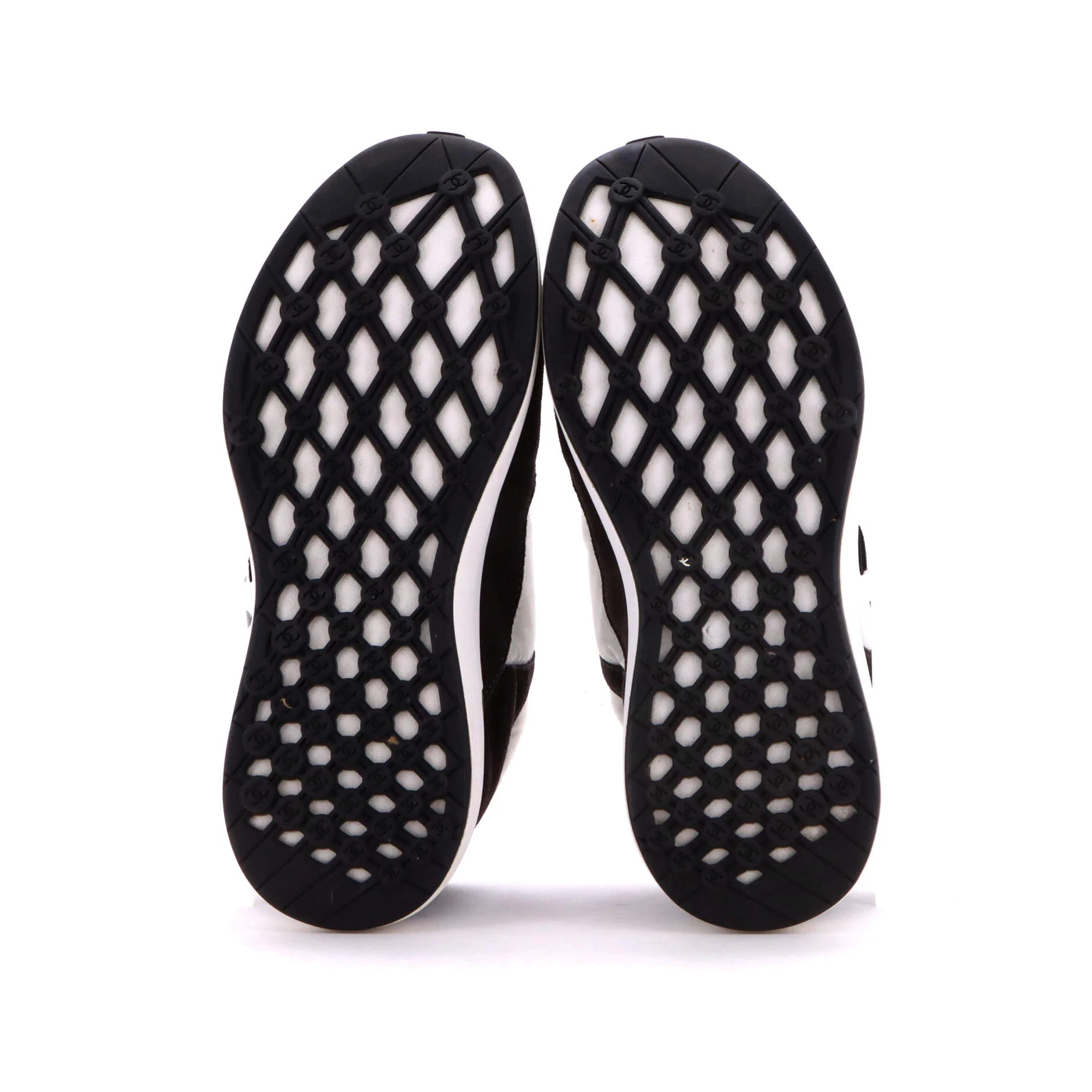 Women's CC Low-Top Sneakers Nylon and Suede - Image 4