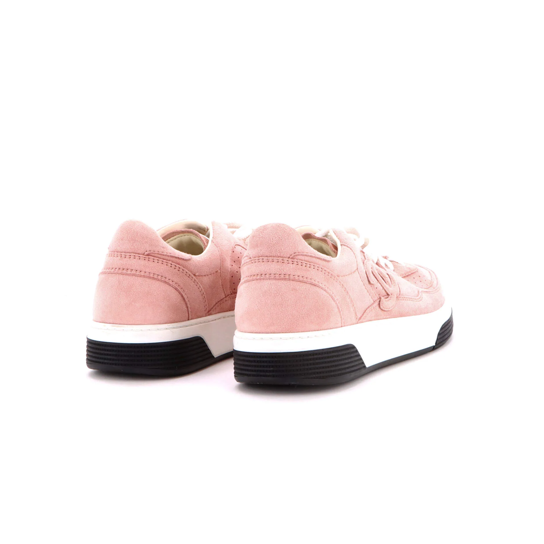 Women's CC Low-Top Sneakers Perforated Suede - Image 3
