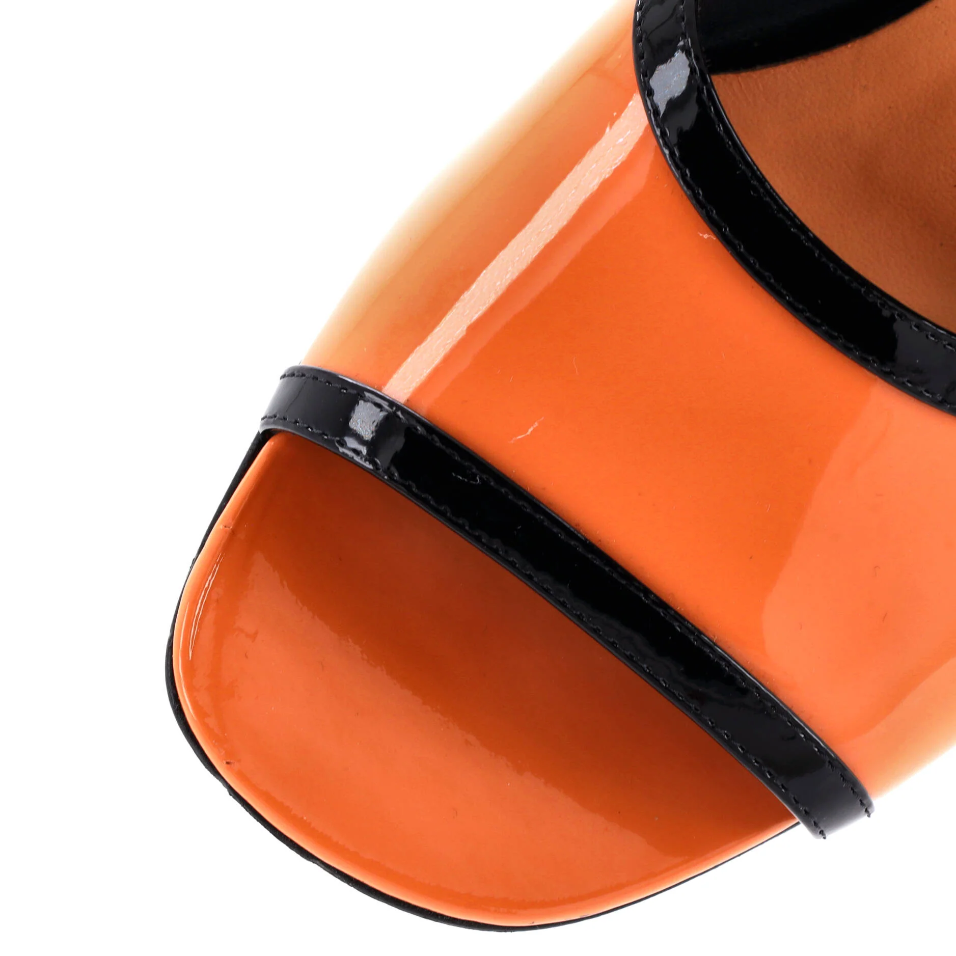 Women's CC Slide Heels Patent - Image 5