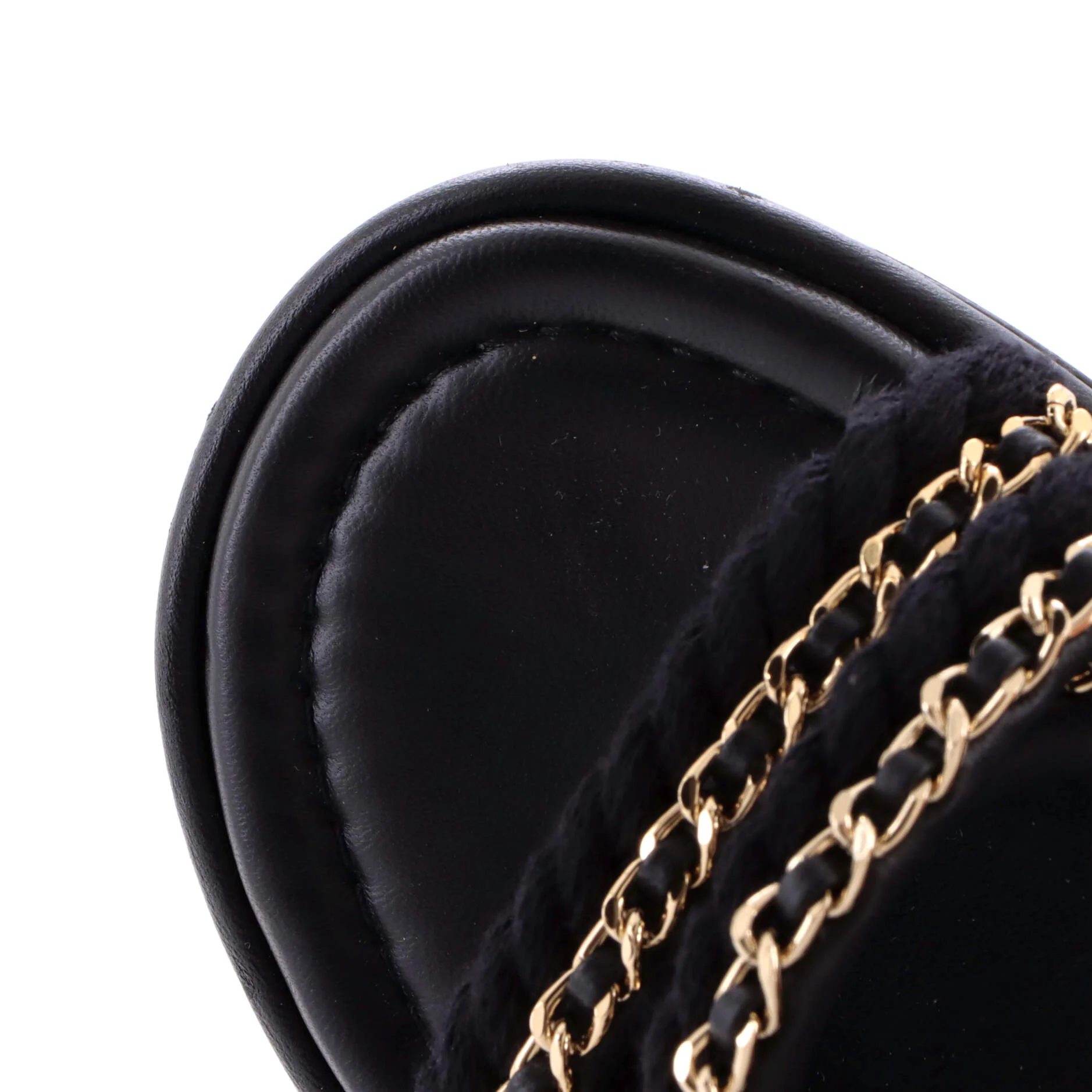 Women's Chain CC Slingback Sandals Braided Cord and Leather - Image 5