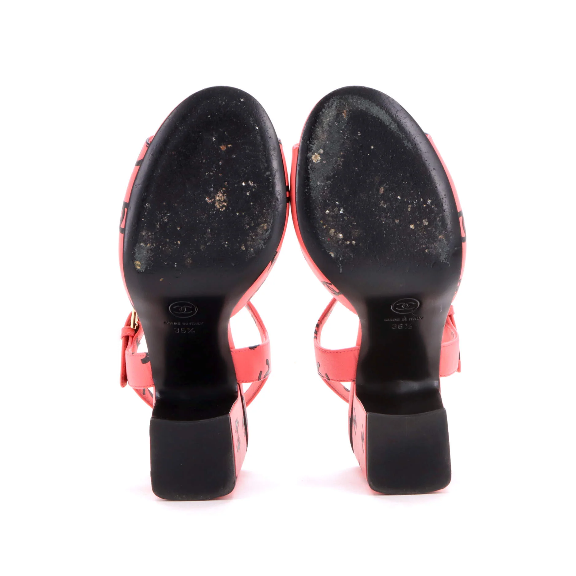 Women's Coco Beach Heeled Sandals Printed Leather - Image 4