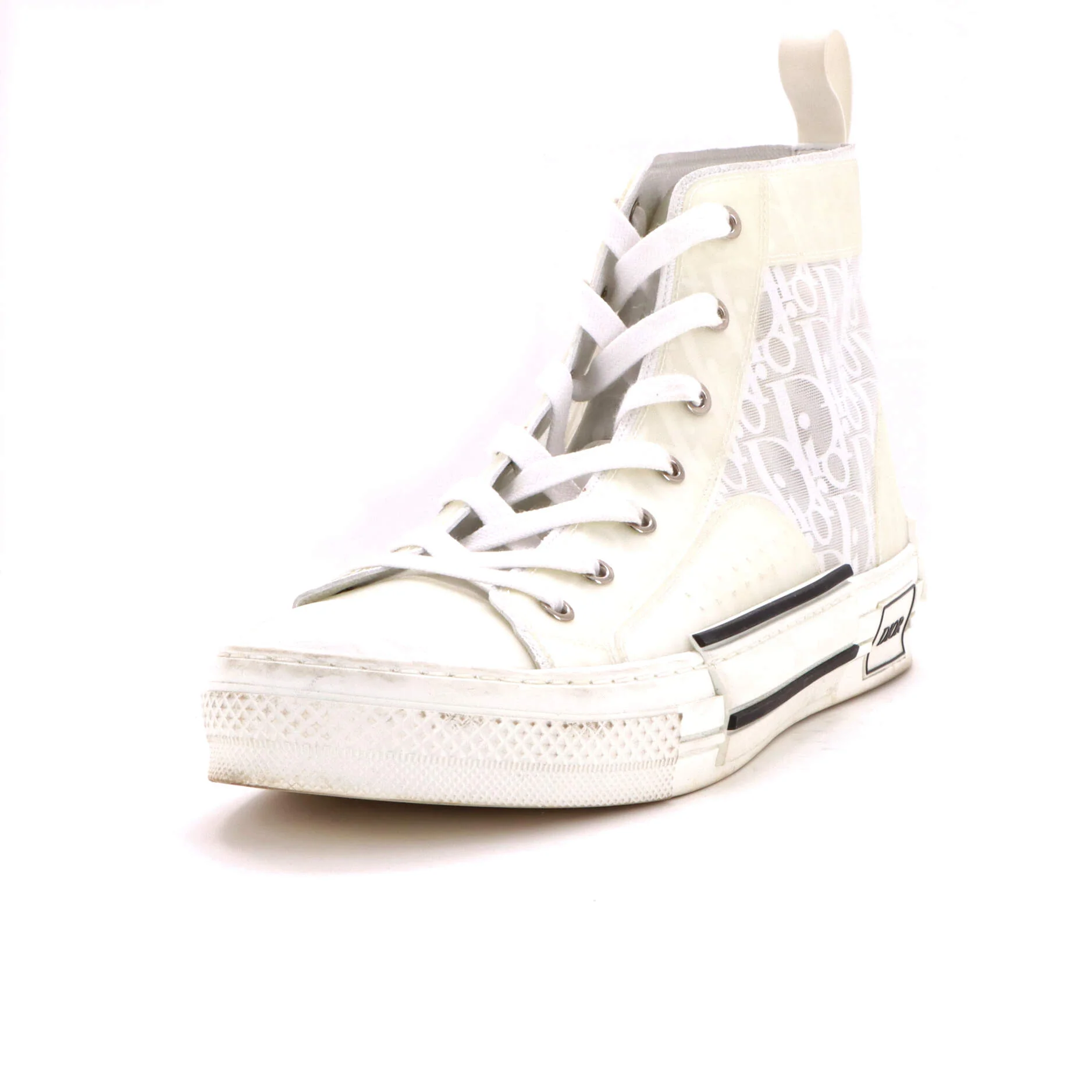 Men's B23 High-Top Sneakers Oblique Coated Canvas and PVC