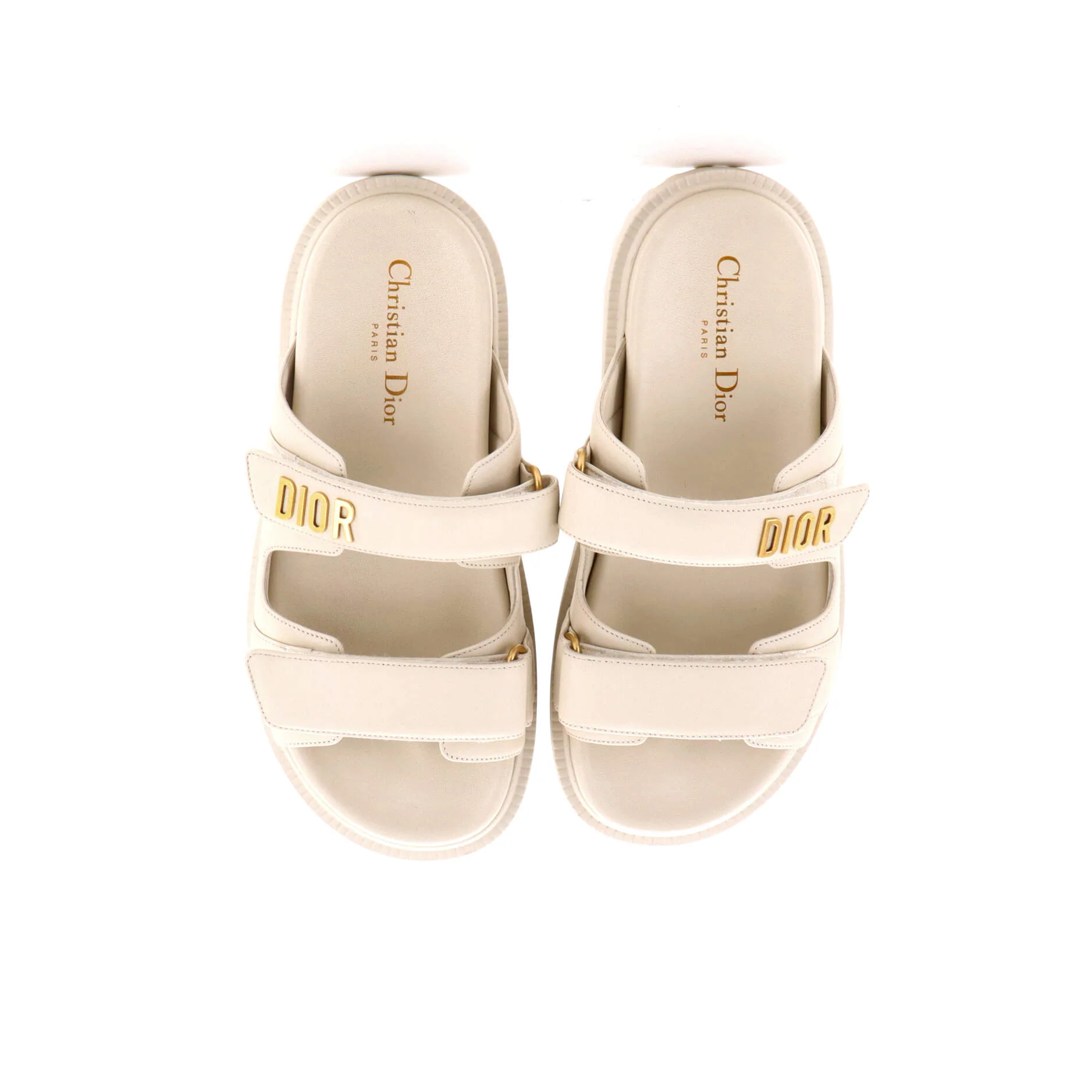 Women's DiorAct Slide Sandals Leather - Image 2
