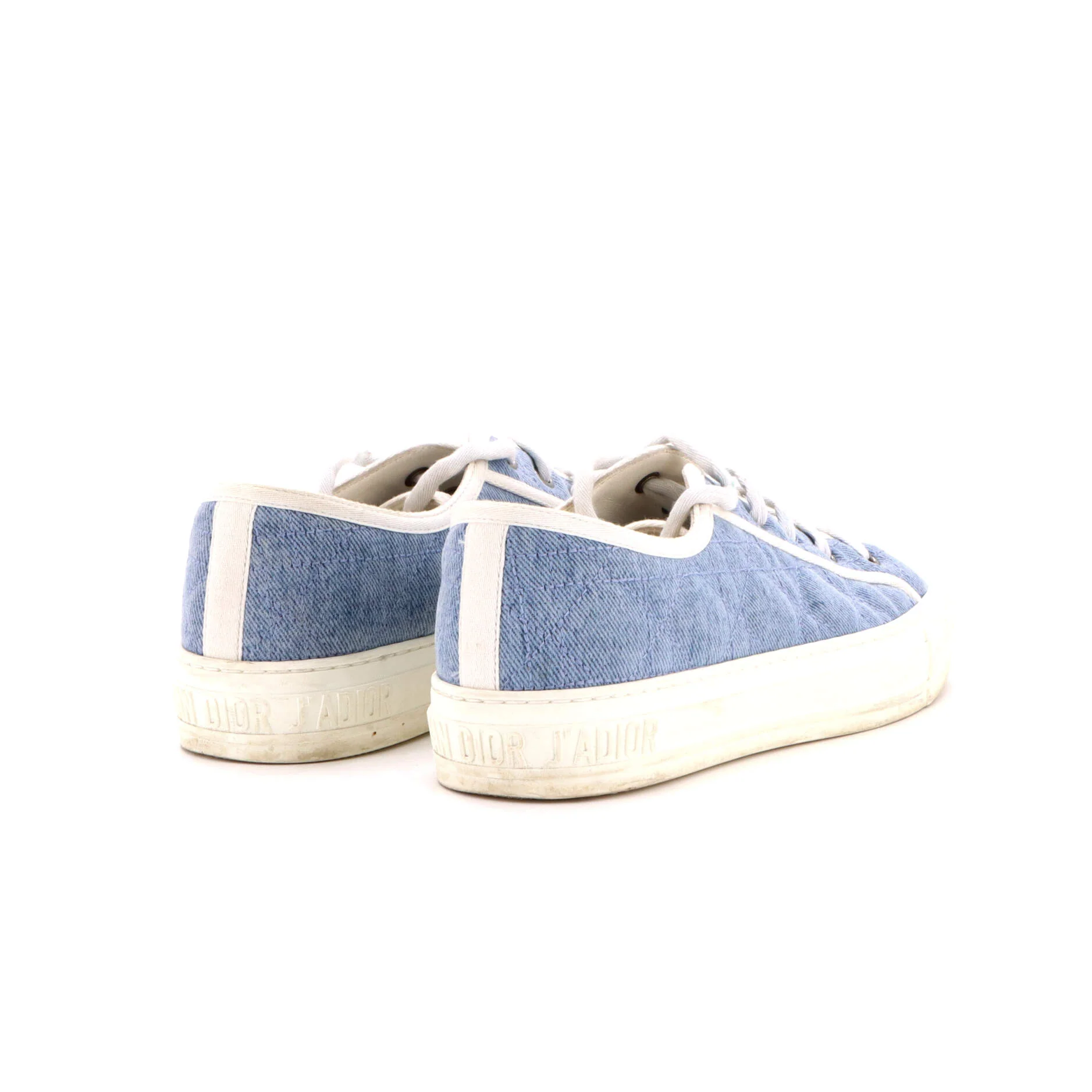Women's Walk'N'Dior Sneakers Cannage Quilt Denim - Image 3