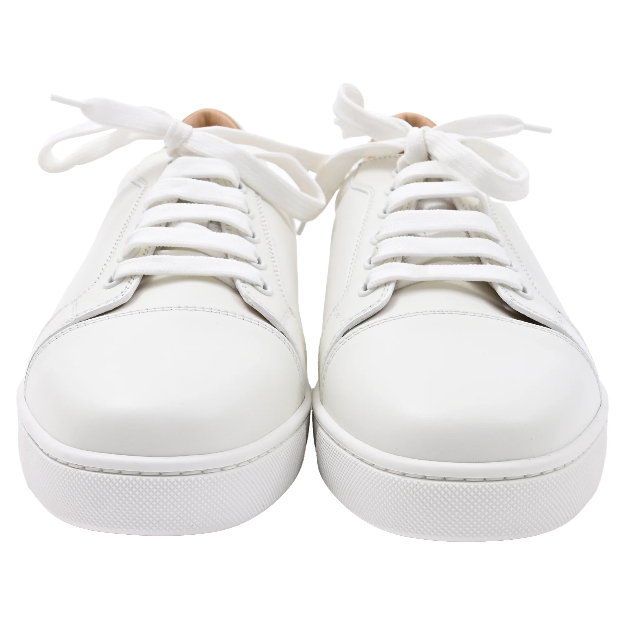 Men's Christian Louboutin Louis Junior Sneakers in White Leather - Image 2