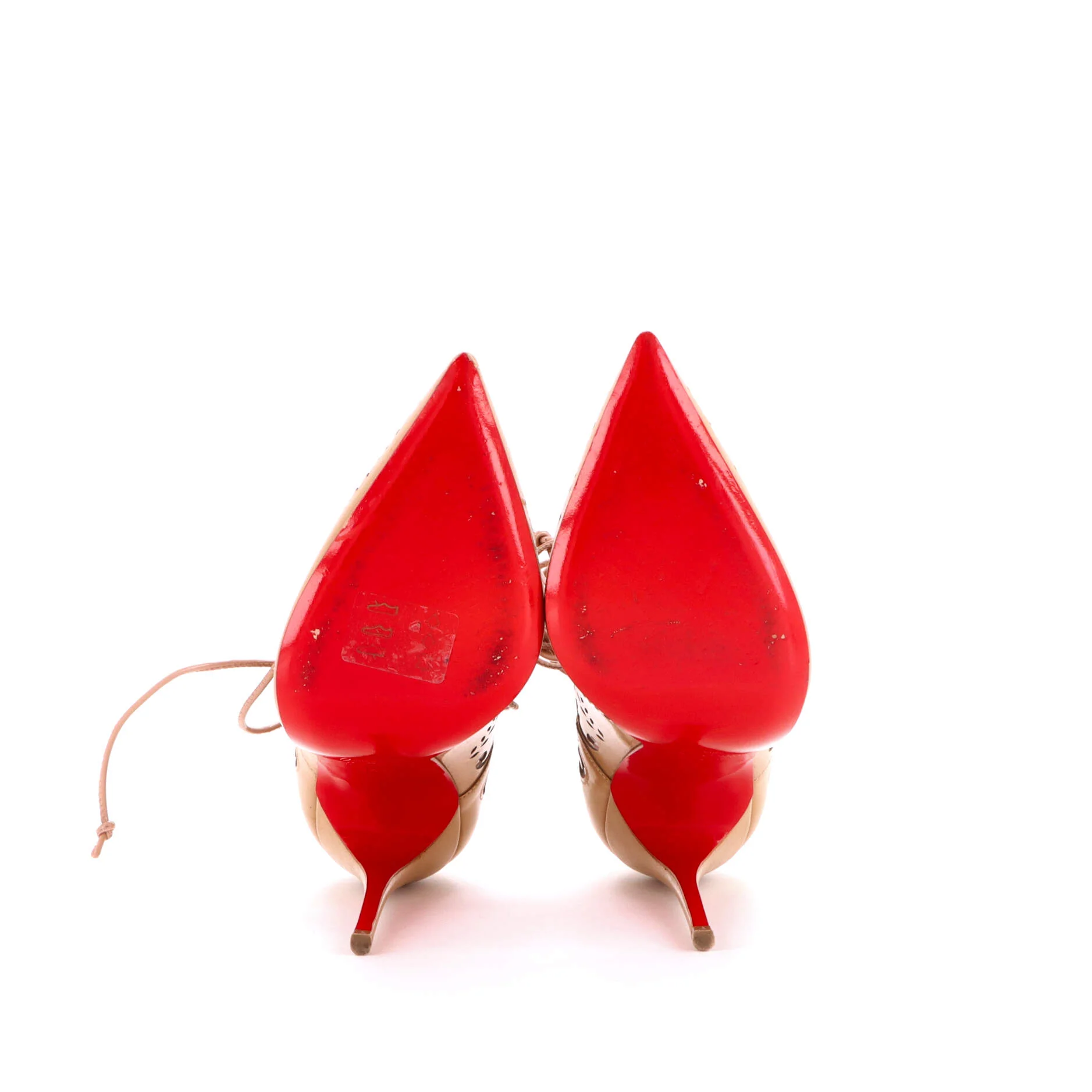 Women's Impera Lace Up Pumps Patent with PVC 100 - Image 4