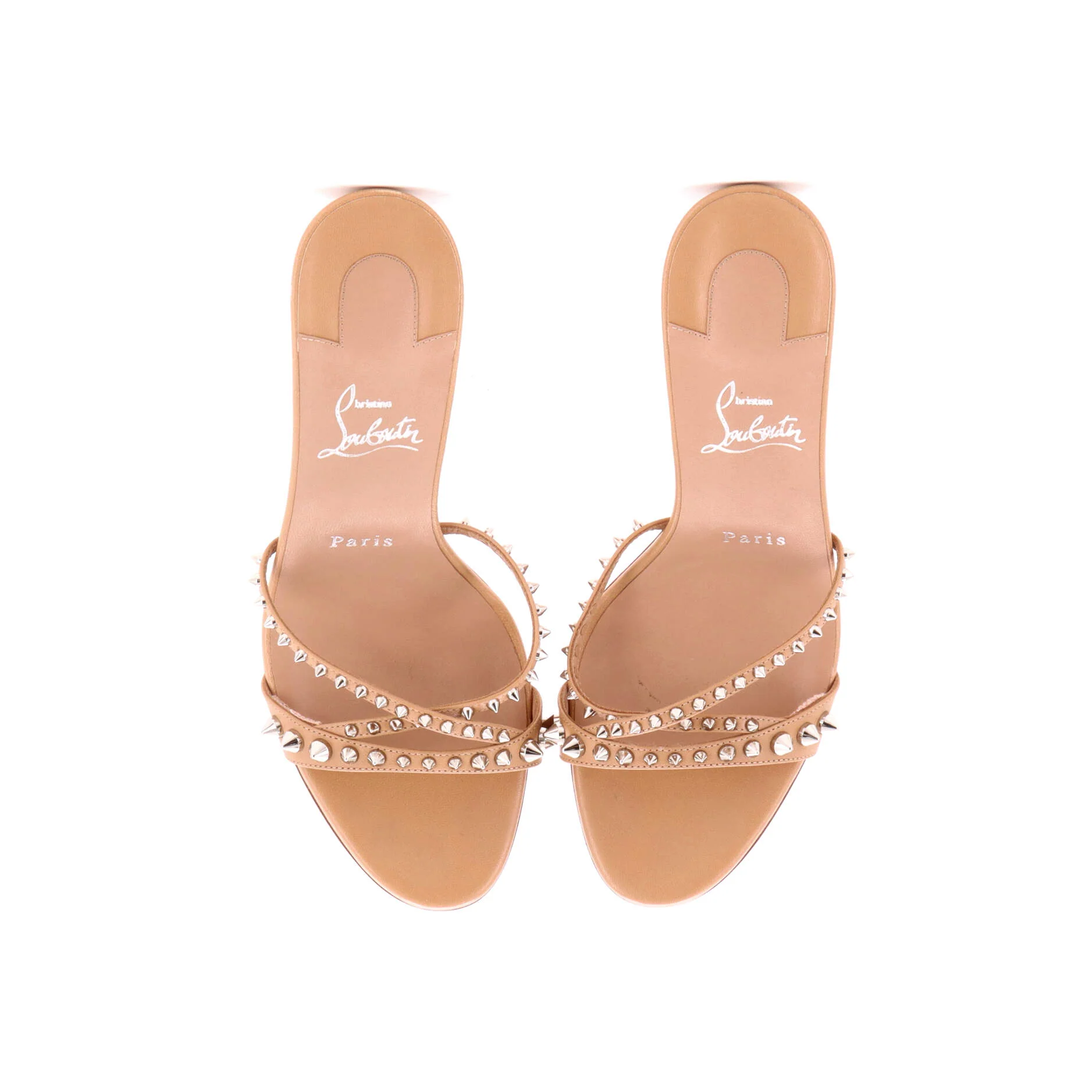 Women's Tatoosh Heeled Mule Sandals Leather 85 - Image 2