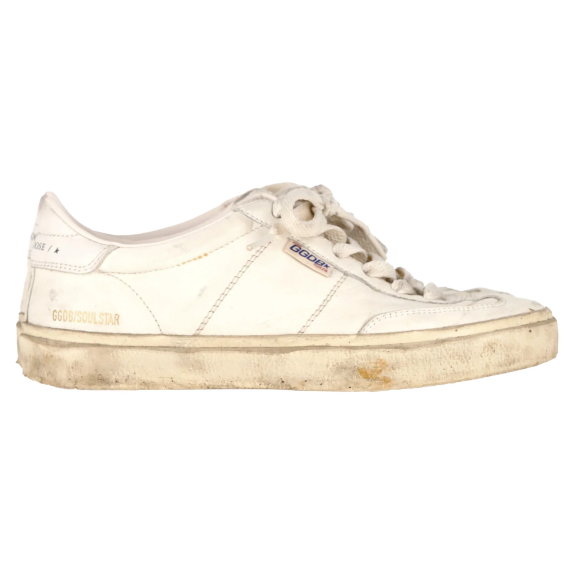Women's Golden Goose Soul Star Sneakers In Ivory Leather