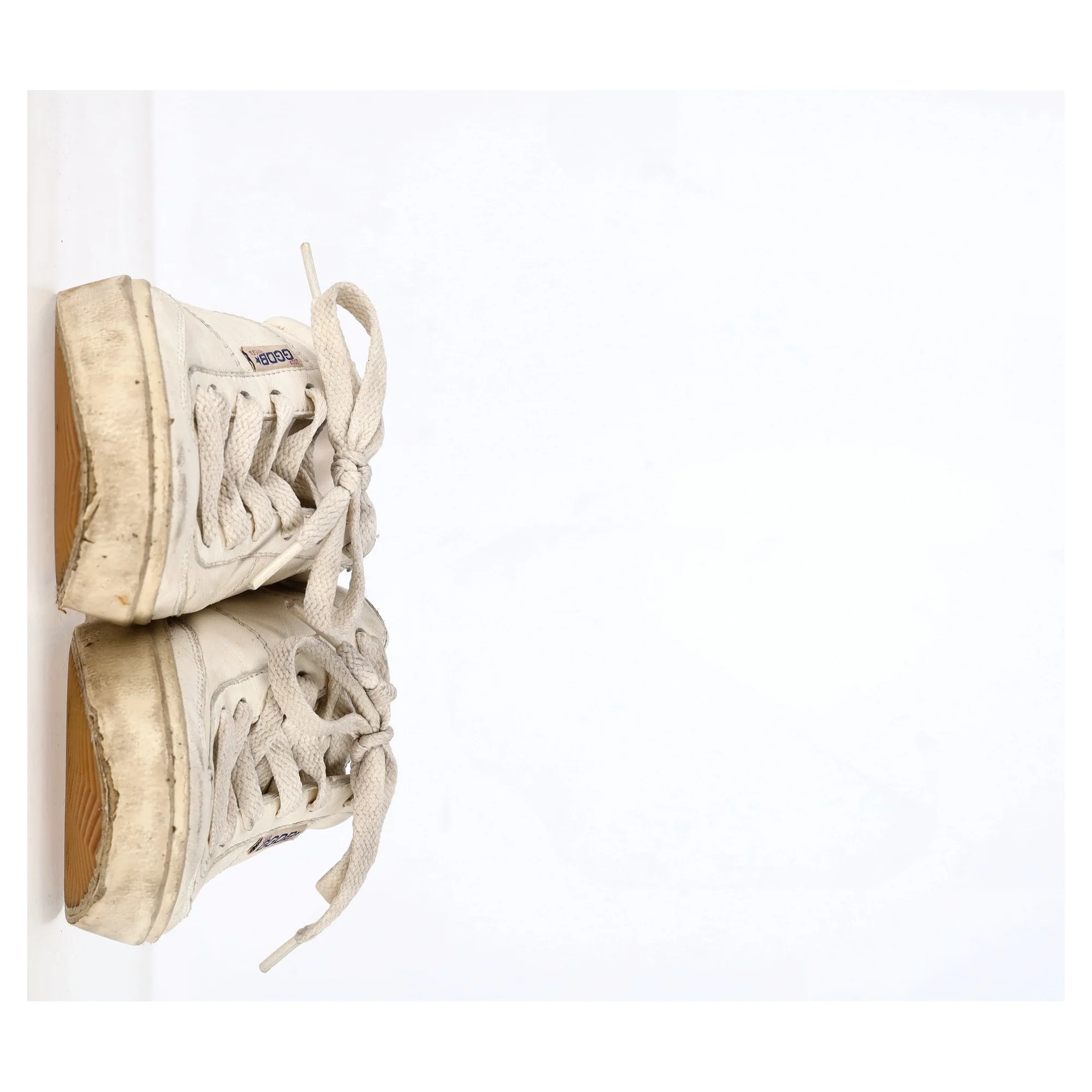 Women's Golden Goose Soul Star Sneakers In Ivory Leather - Image 10
