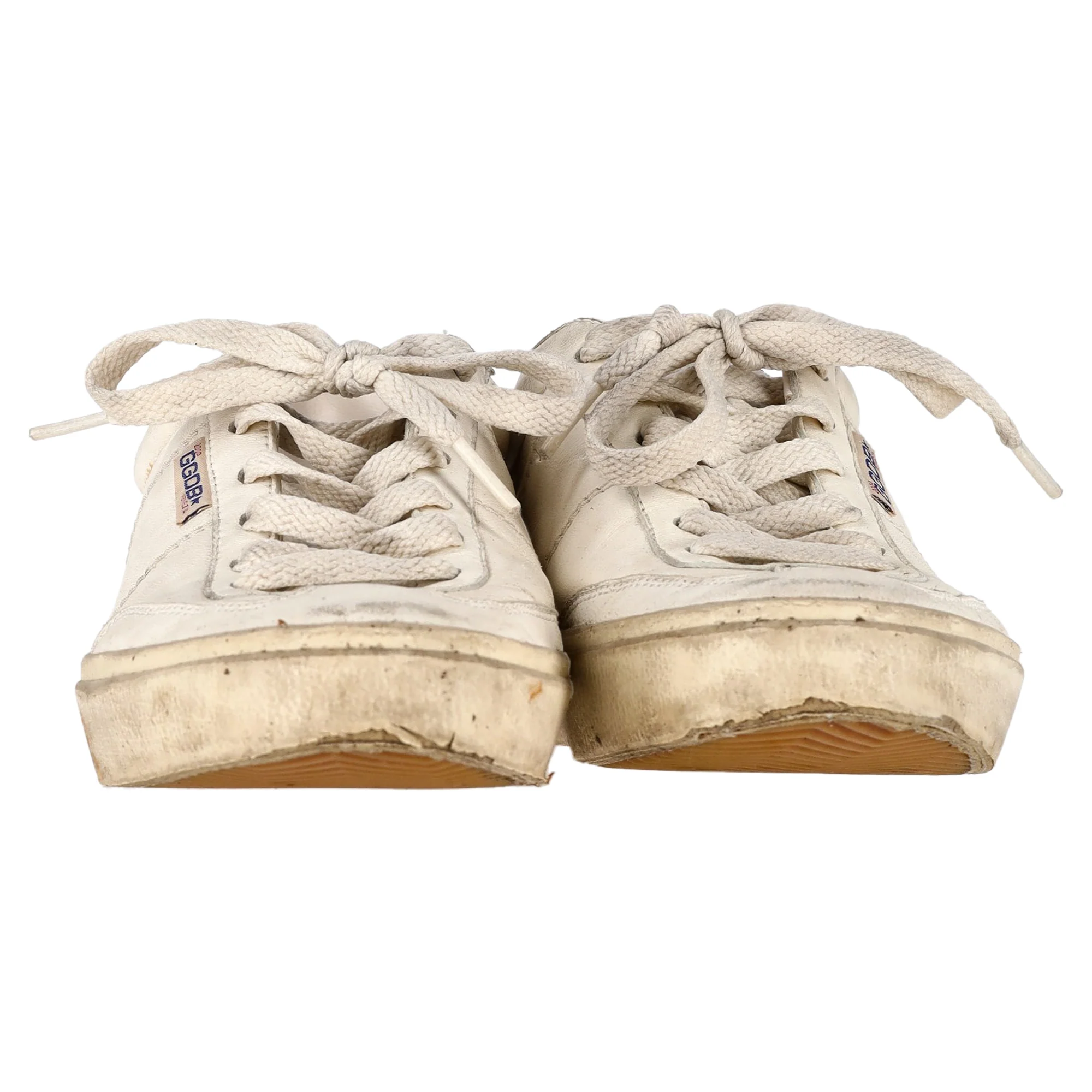 Women's Golden Goose Soul Star Sneakers In Ivory Leather - Image 2