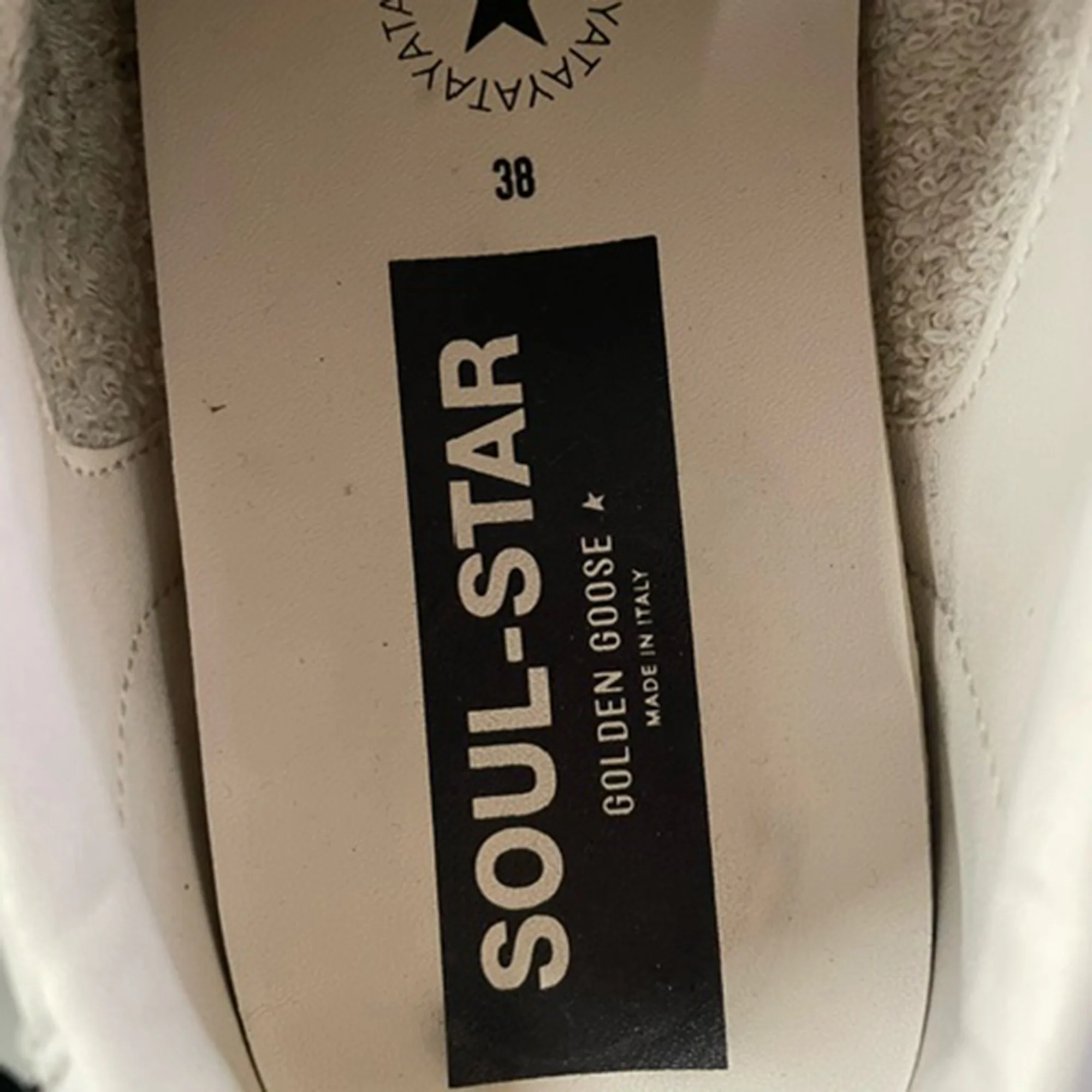 Women's Golden Goose Soul Star Sneakers In Ivory Leather - Image 7