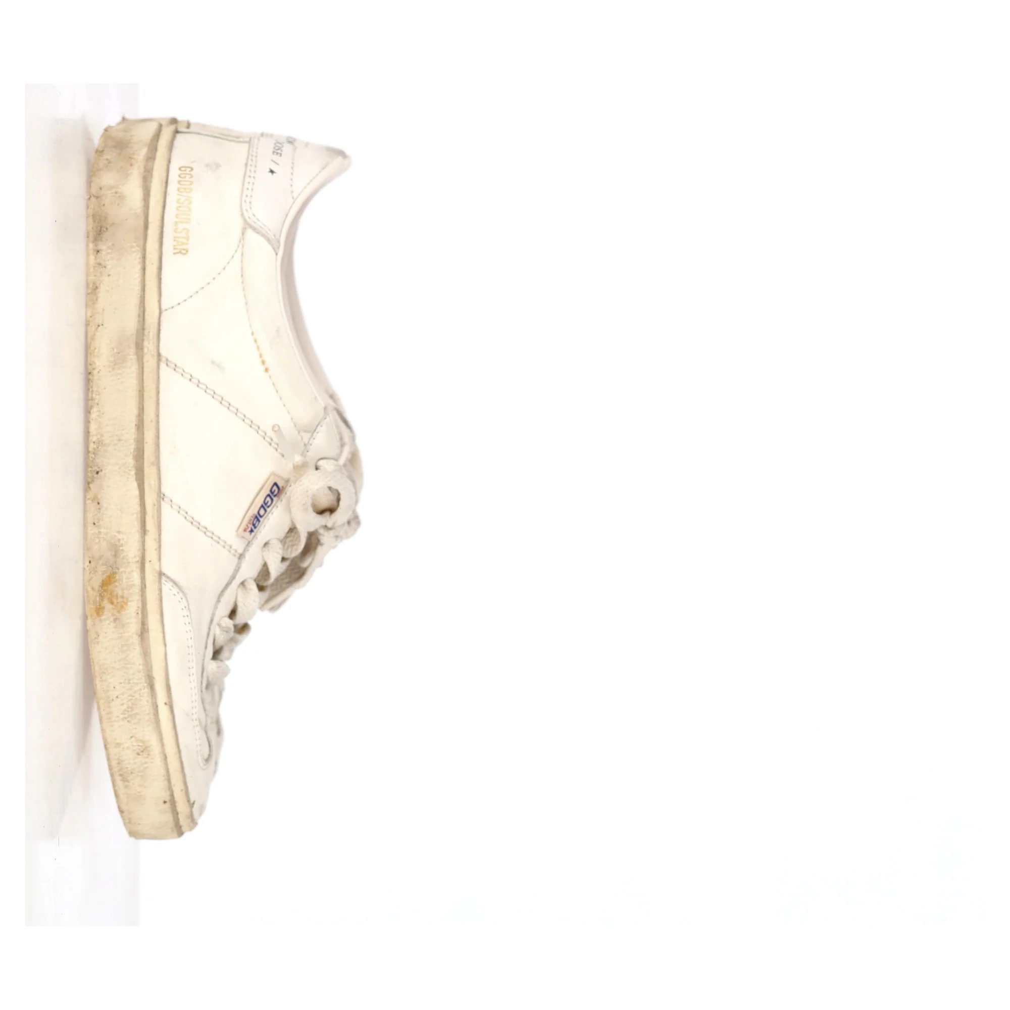 Women's Golden Goose Soul Star Sneakers In Ivory Leather - Image 9