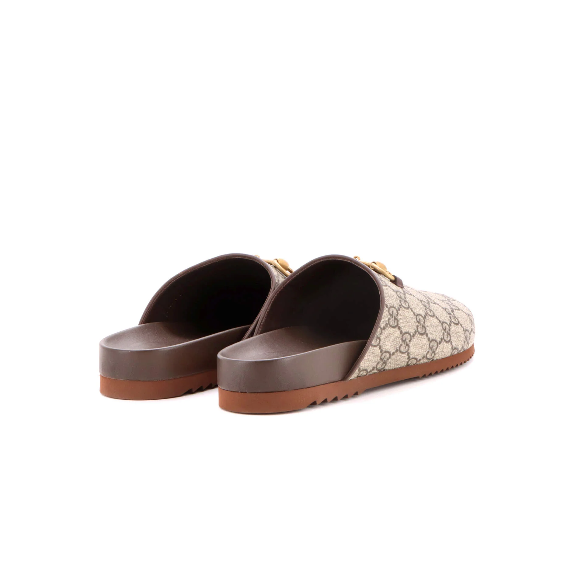 Horsebit Mule Slippers GG Coated Canvas - Image 3