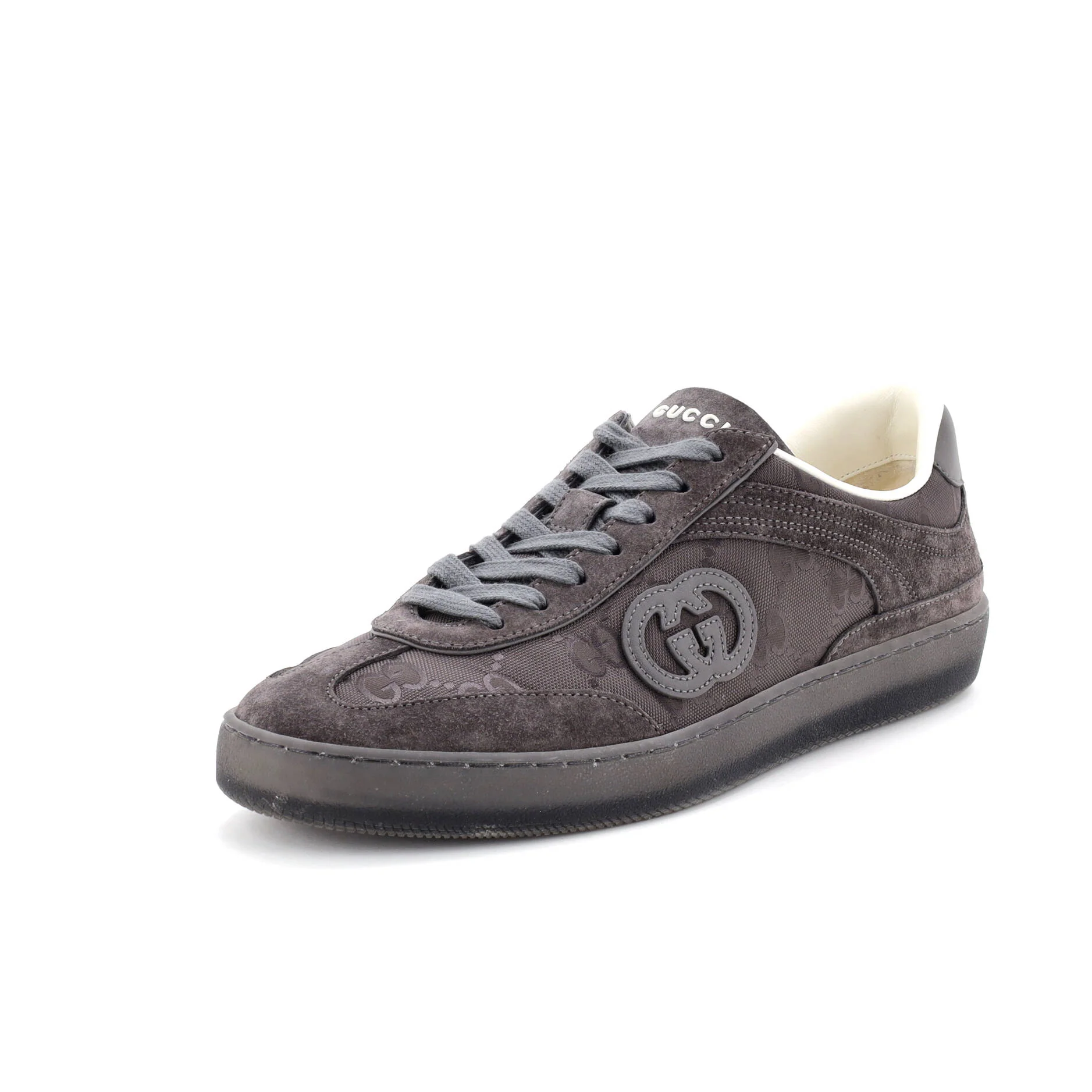 Men's G75 Sneakers Suede and GG Canvas