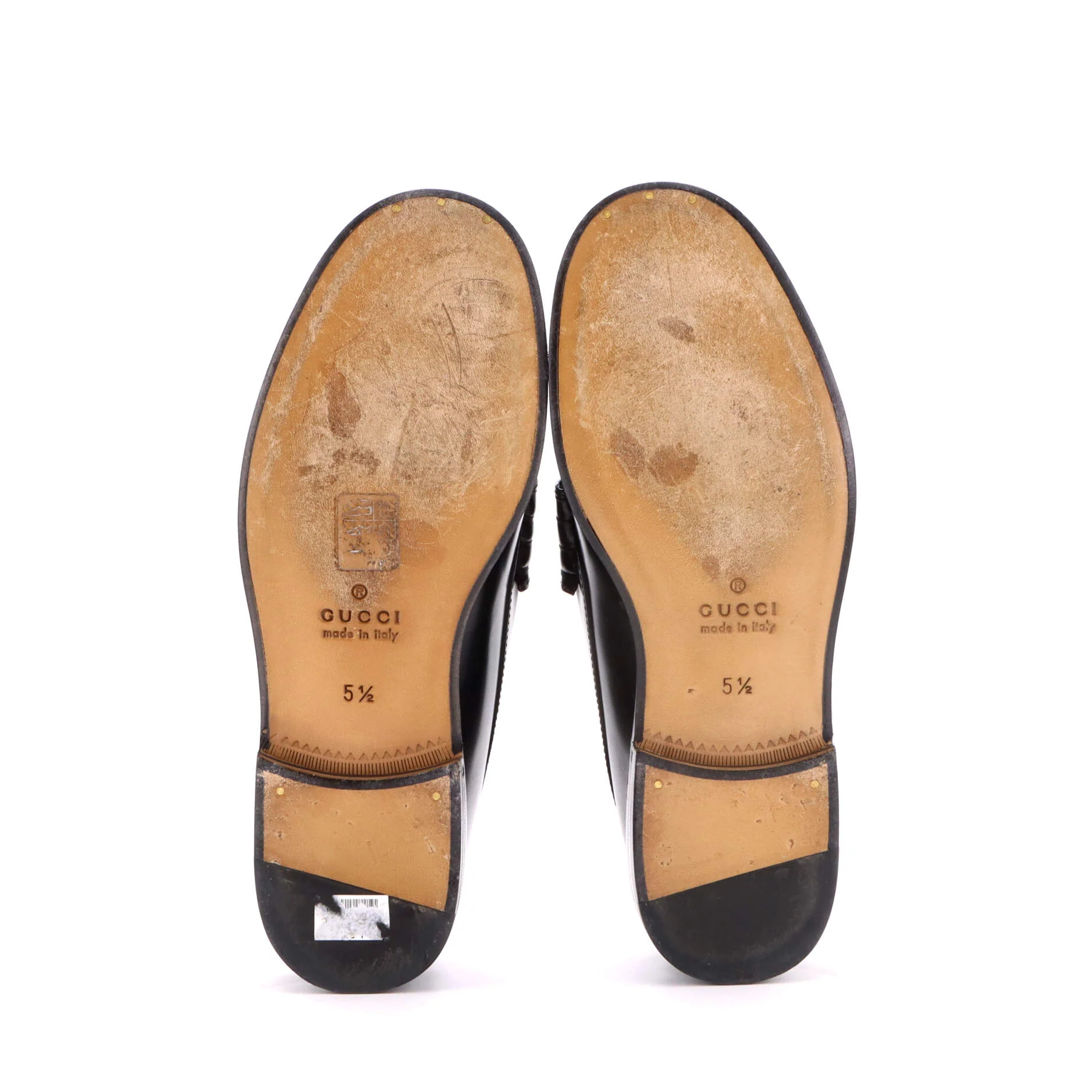 Men's Kaveh Tassel Loafers Leather with GG Coated Canvas - Image 4