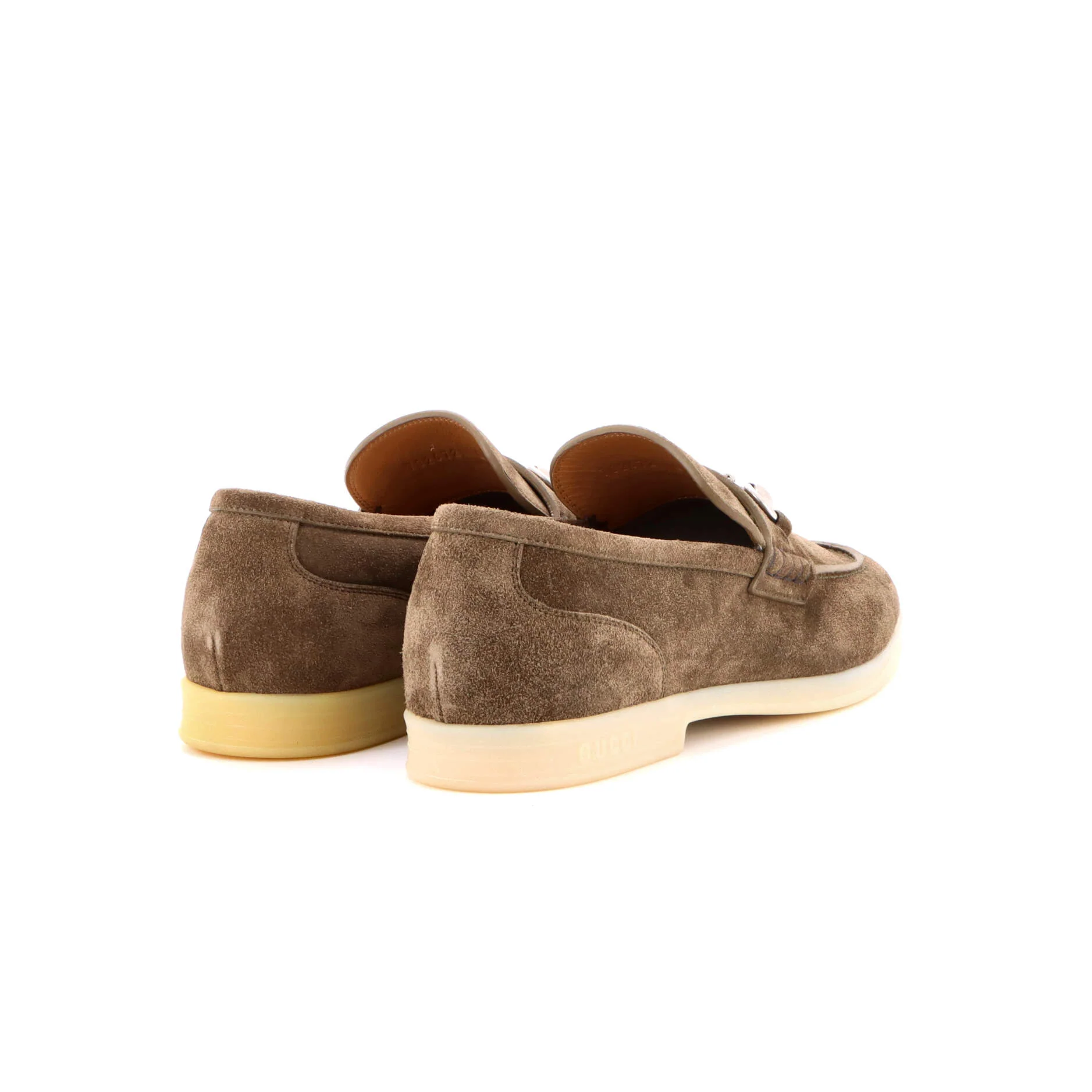Men's Logo Horsebit Loafers Suede - Image 3