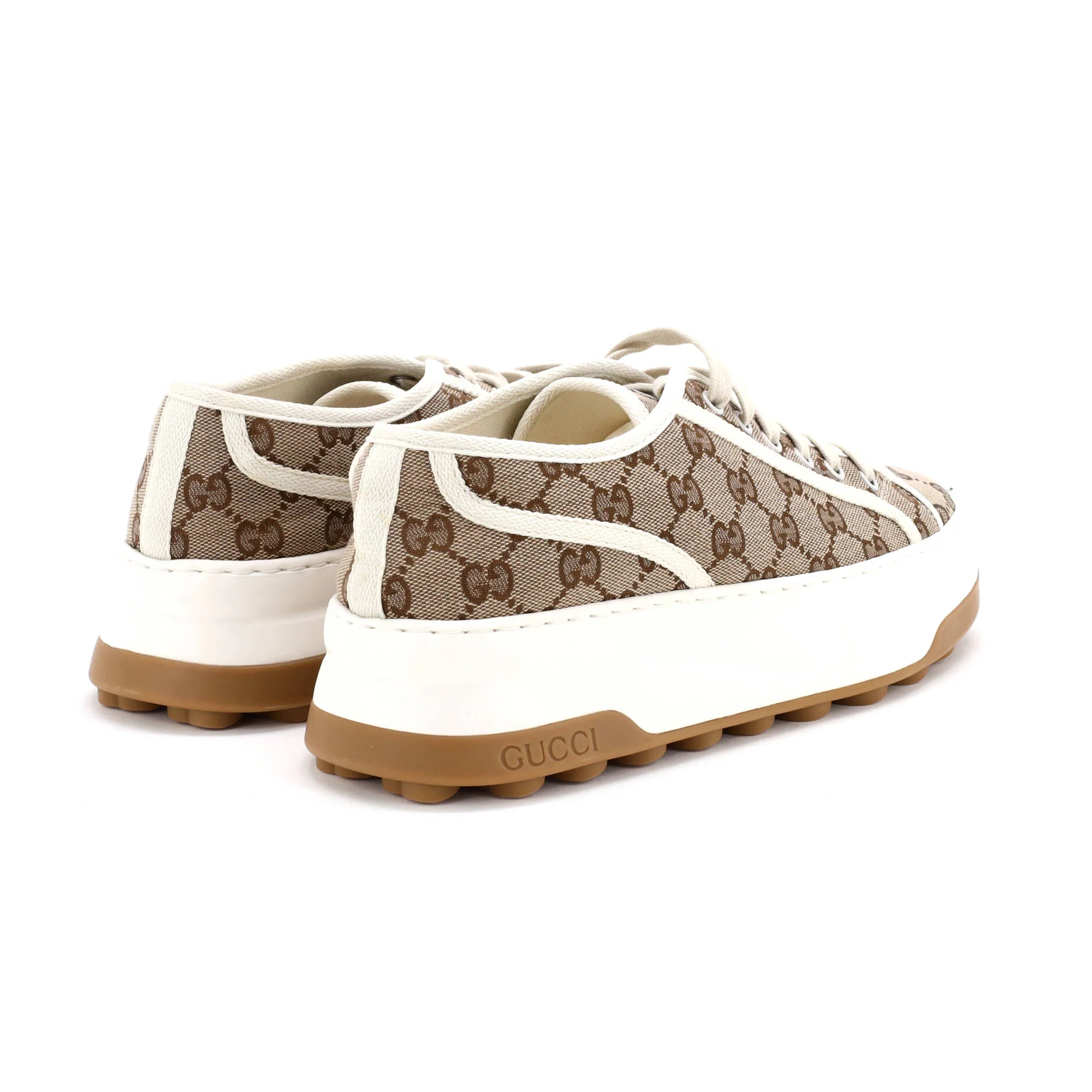 Men's Tennis Trek Sneakers GG Canvas - Image 3