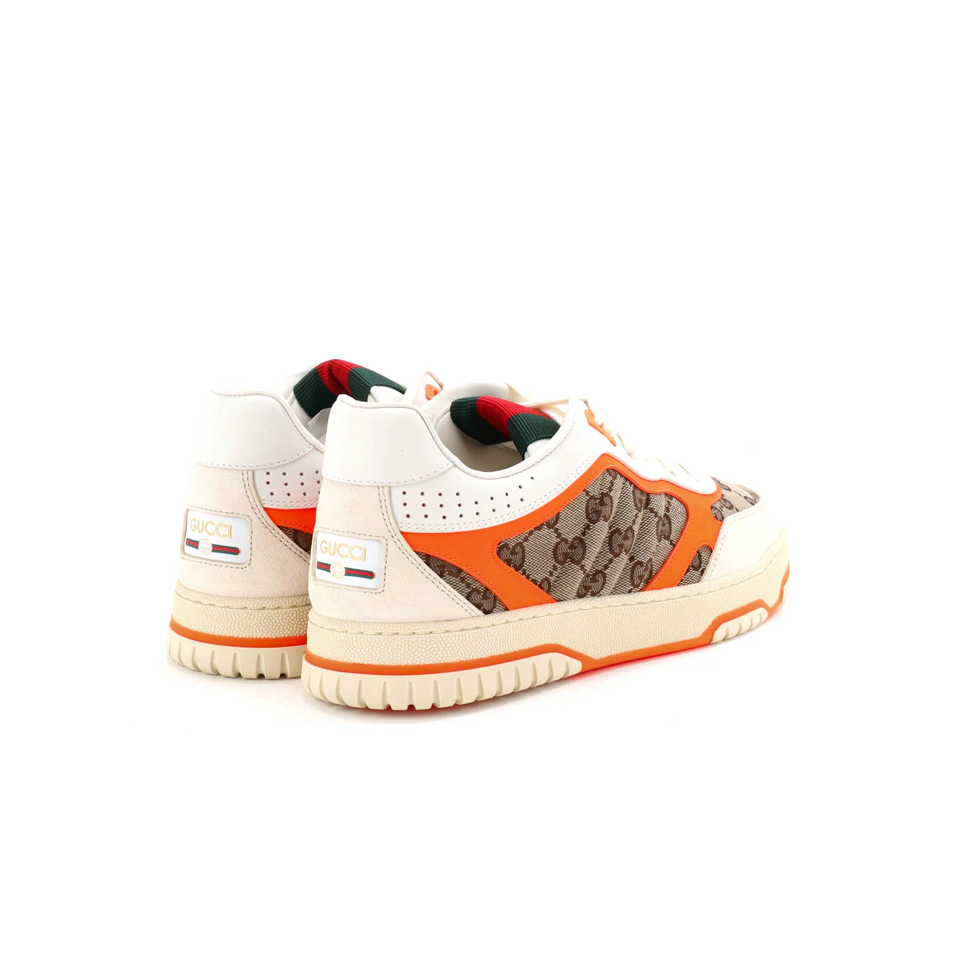 Re-Web Sneakers GG Canvas and Leather - Image 3