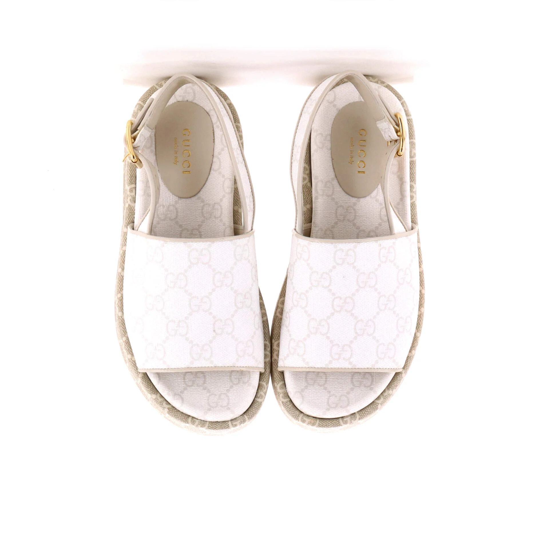 Women's Angelina Platform Slingback Sandals GG Coated Canvas - Image 2