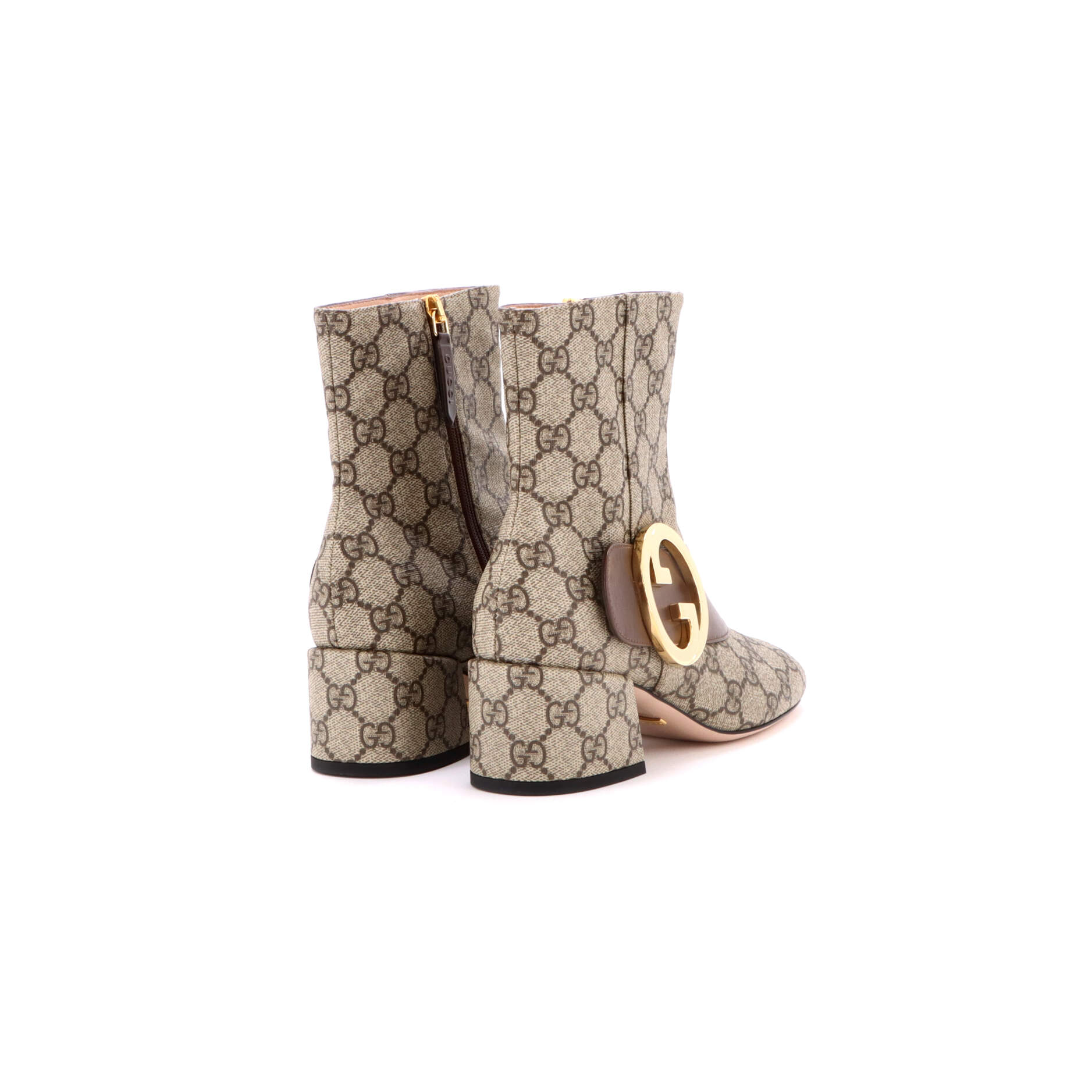 Women's GG Blondie Ankle Boots GG Coated Canvas - Image 3