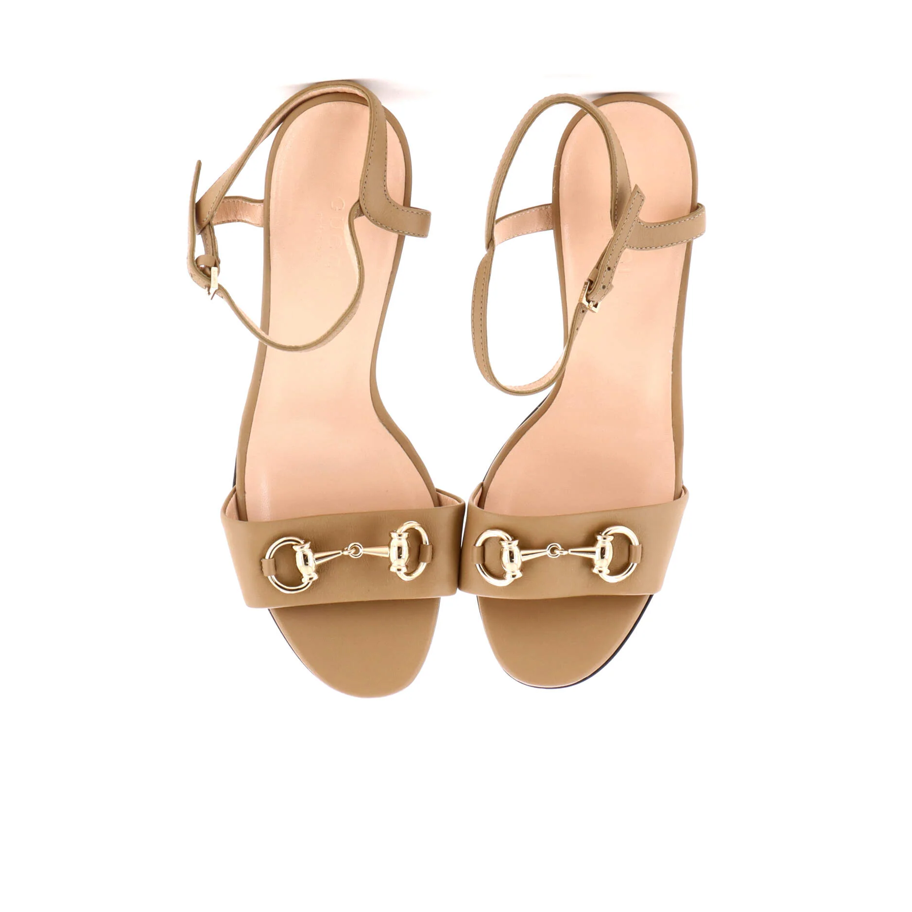Women's Horsebit Ankle Strap Sandals Leather - Image 2