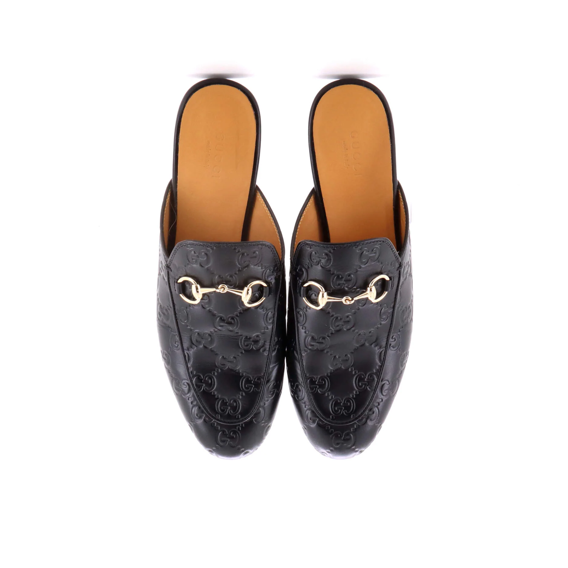 Women's Princetown Mules GG Embossed Leather - Image 2