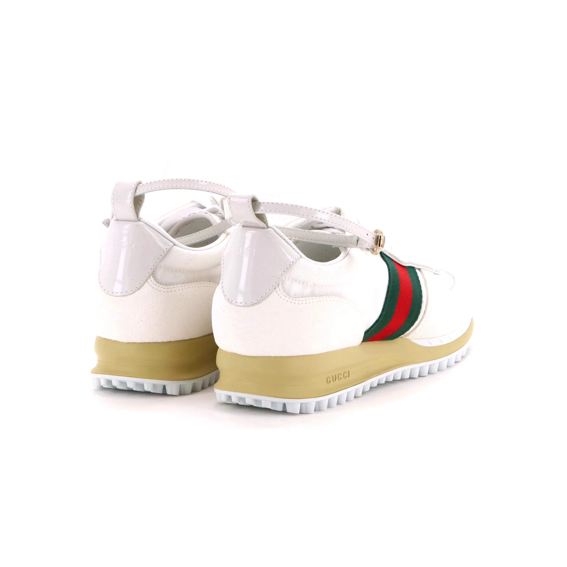 Women's Re-Motion Sneakers GG Nylon and Suede - Image 3