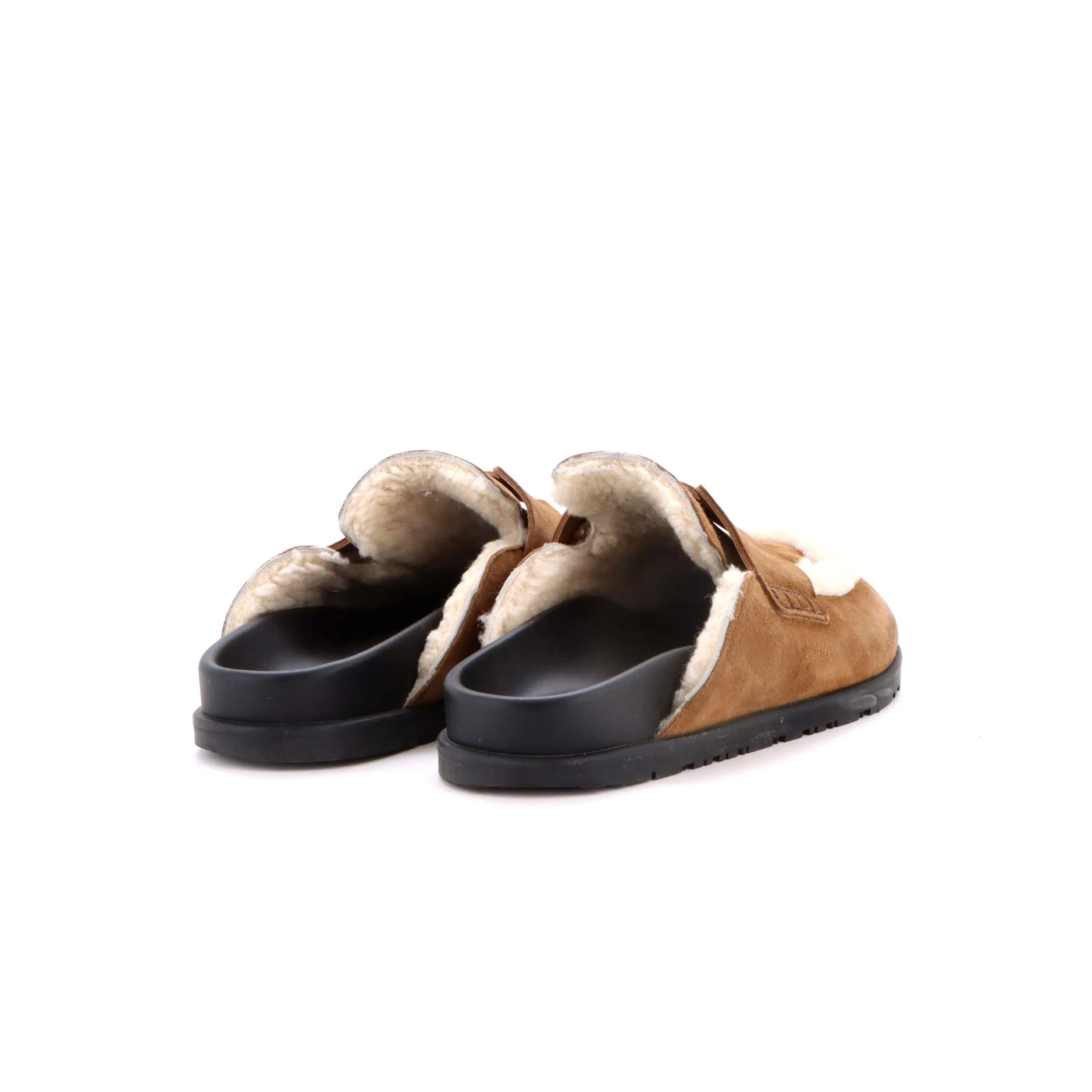 Women's Go Mules Suede with Shearling - Image 3