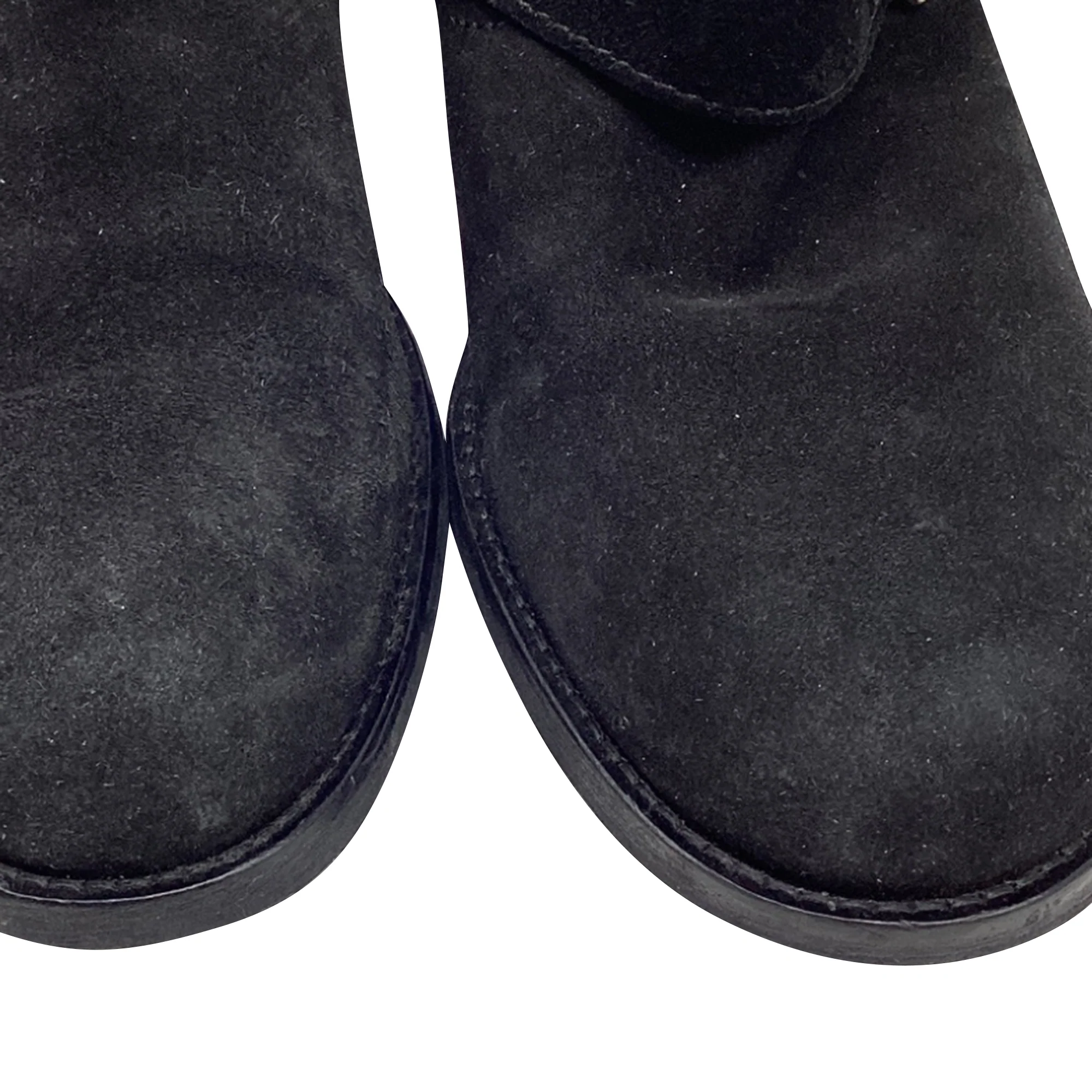 Women's  Jimmy Choo Studded Ankle Boots in Black Suede - Image 7