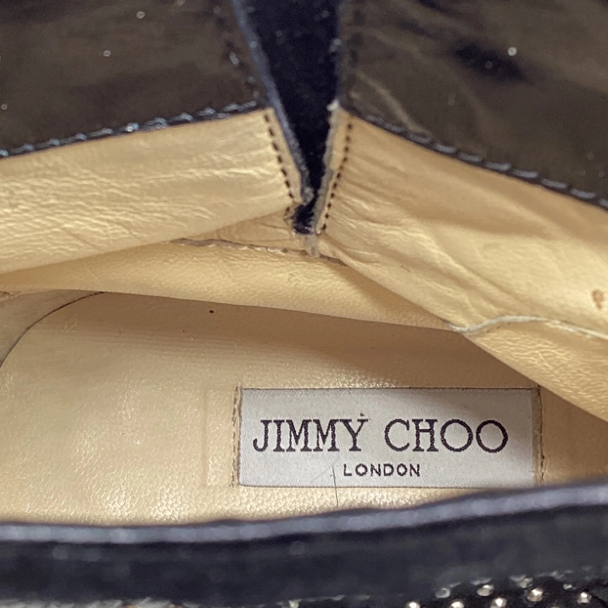Women's  Jimmy Choo Studded Ankle Boots in Black Suede - Image 9