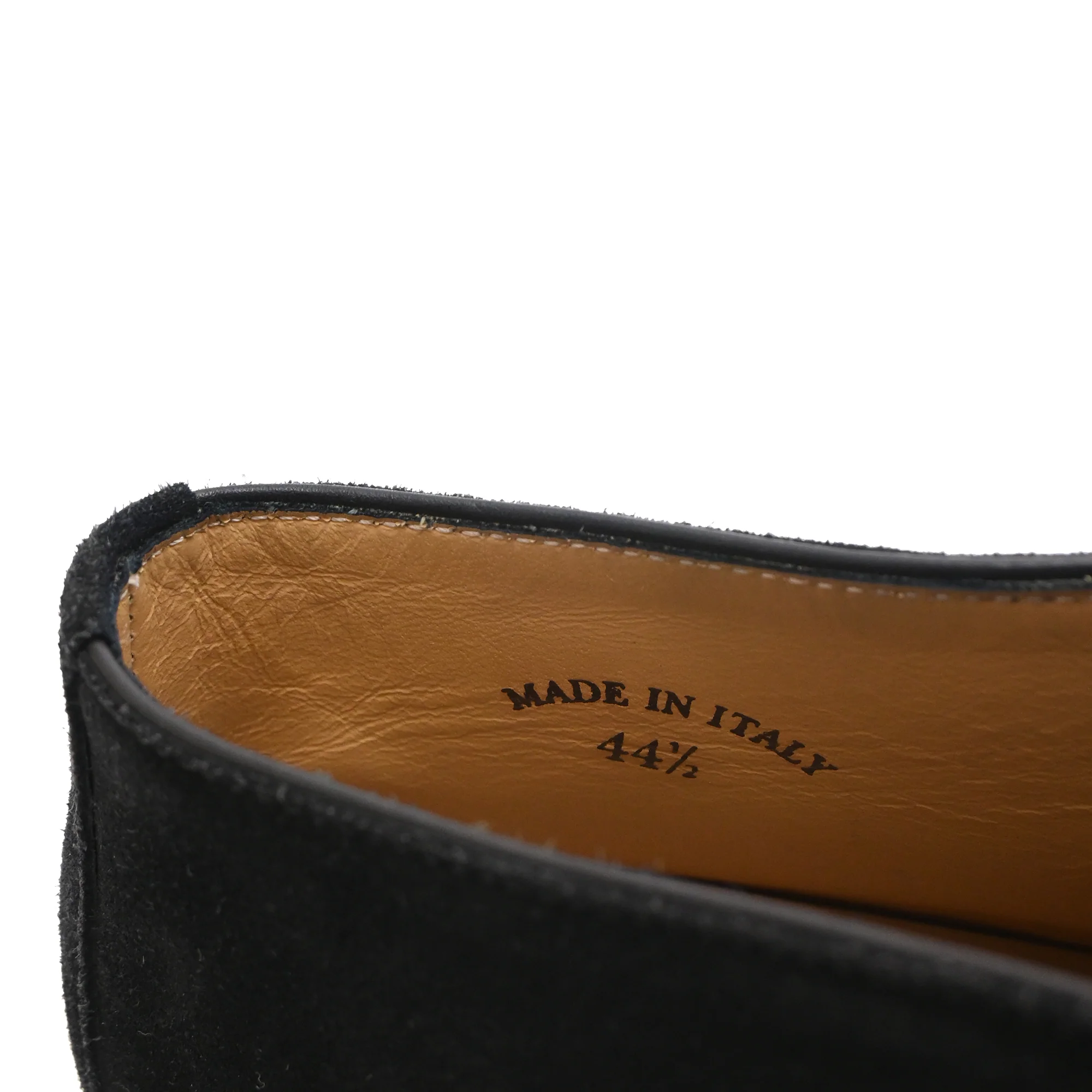 Men's Loro Piana Open Walk Ankle Boots in Black Calf Suede - Image 7