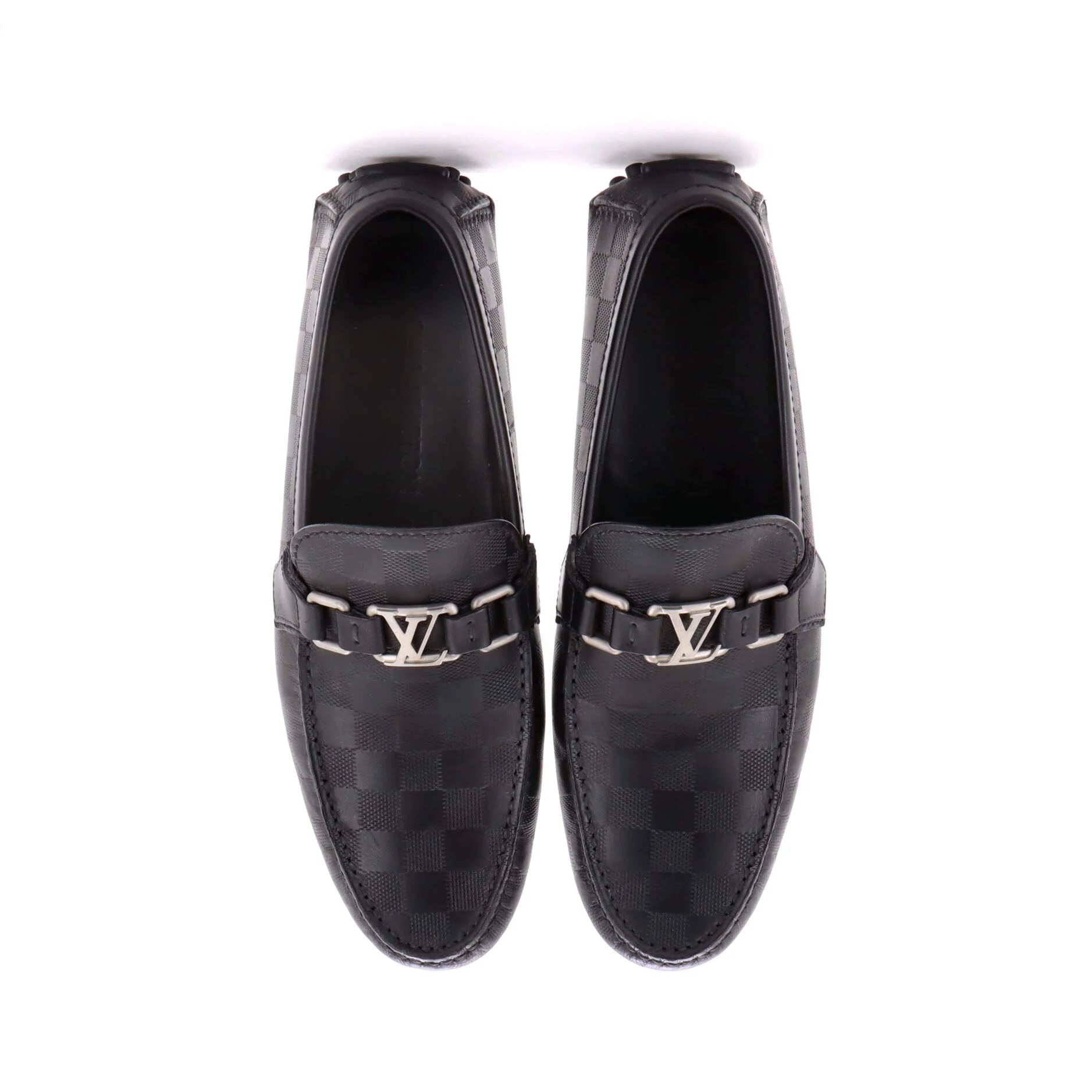 Men's Hockenheim Moccasin Loafers Damier Infini Leather - Image 2