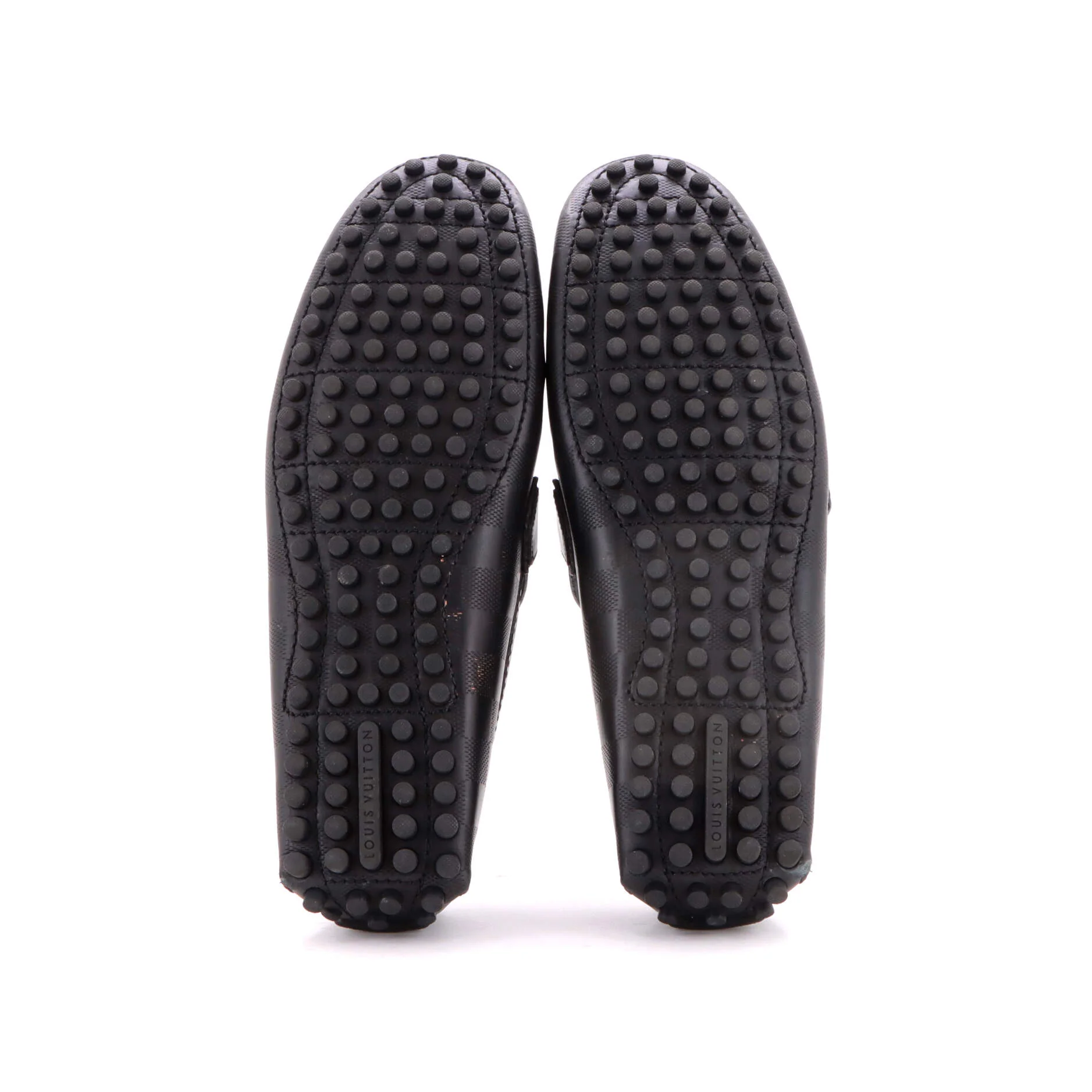 Men's Hockenheim Moccasin Loafers Damier Infini Leather - Image 4