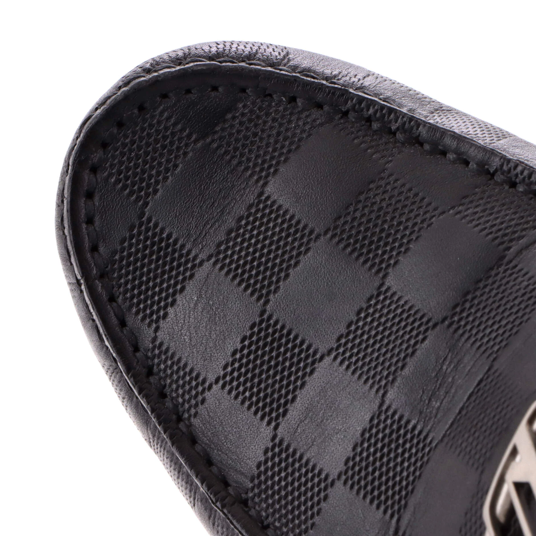 Men's Hockenheim Moccasin Loafers Damier Infini Leather - Image 5