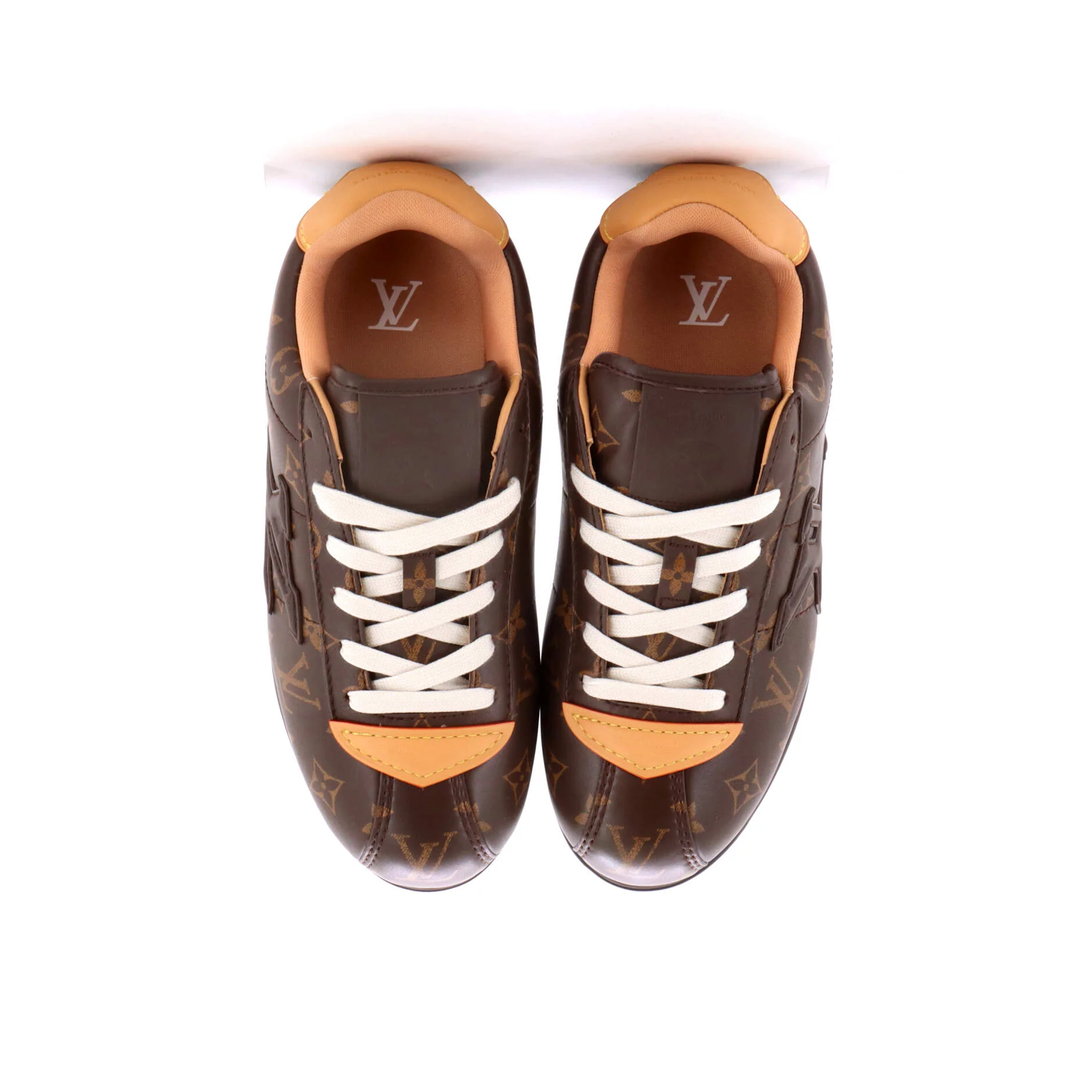 Men's LV Buttersoft Sneakers Monogram Printed Leather - Image 2