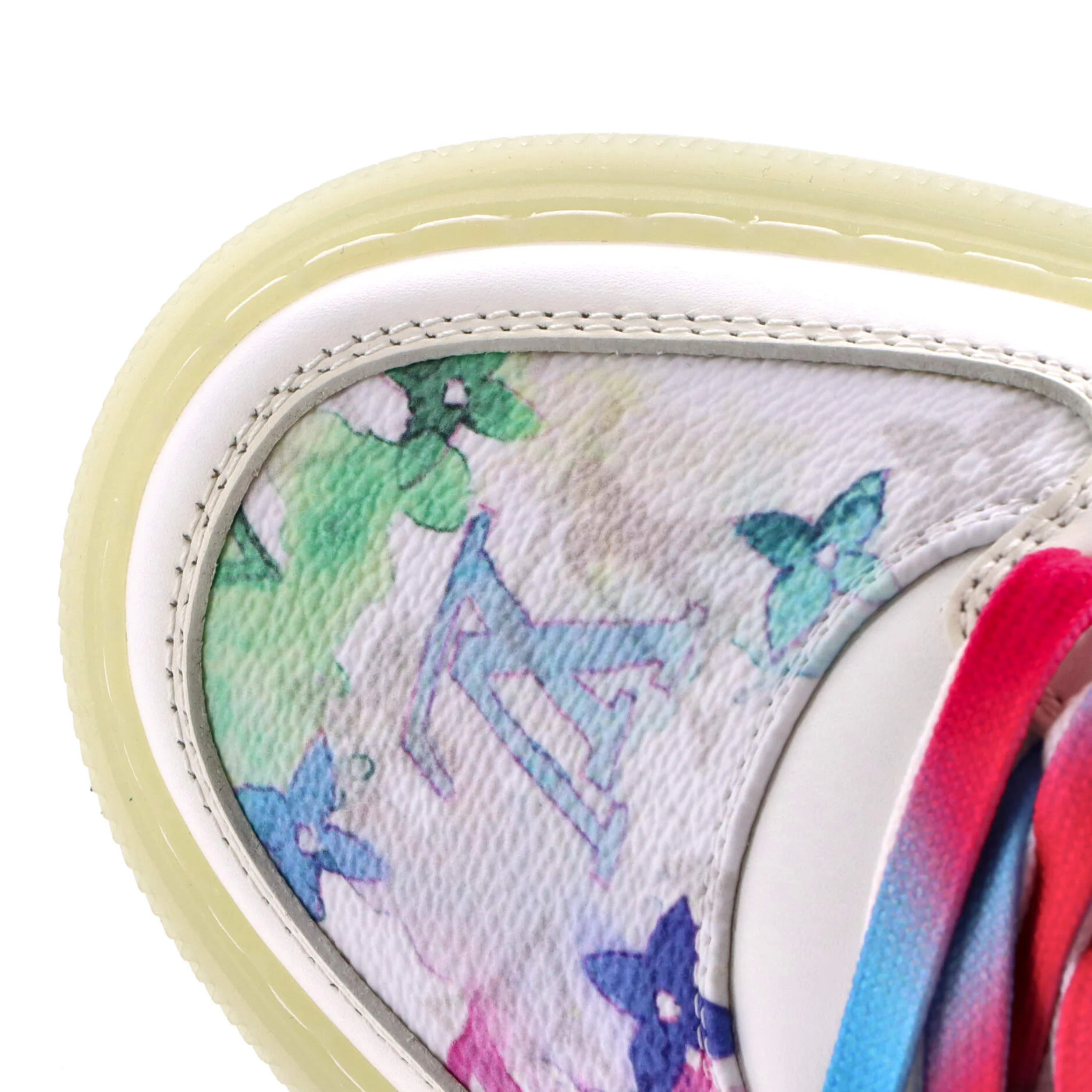 Men's LV Ollie Sneakers Limited Edition Monogram Watercolor Canvas - Image 5