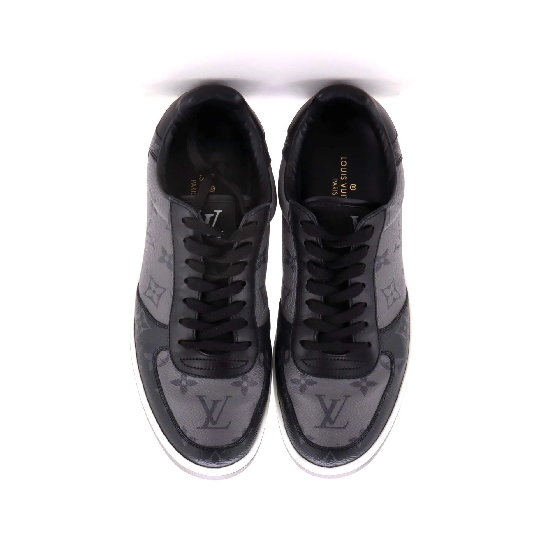 Men's Rivoli Low-Top Sneakers Monogram Eclipse Canvas - Image 2