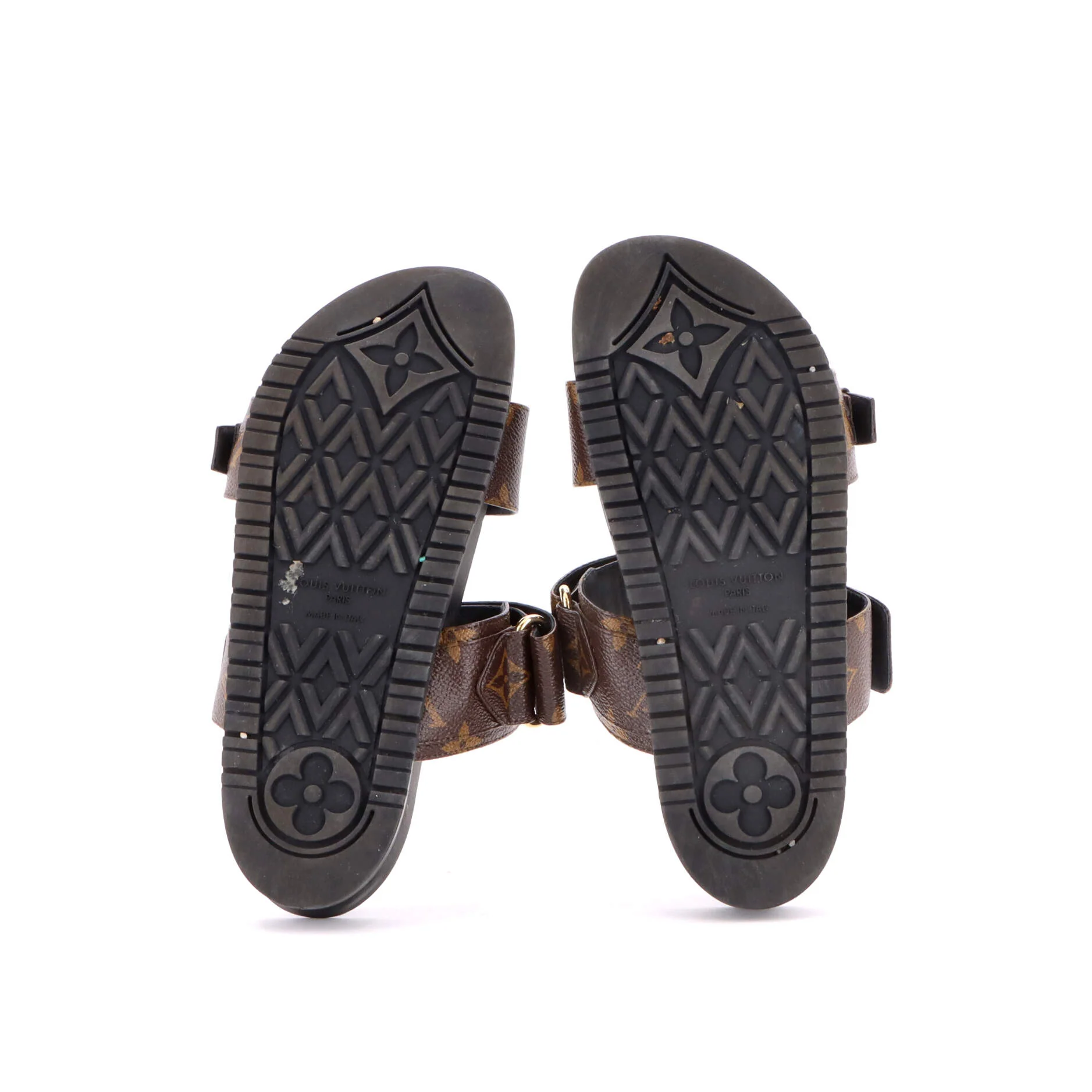 Women's Bom Dia Flat Mules Monogram Canvas - Image 4