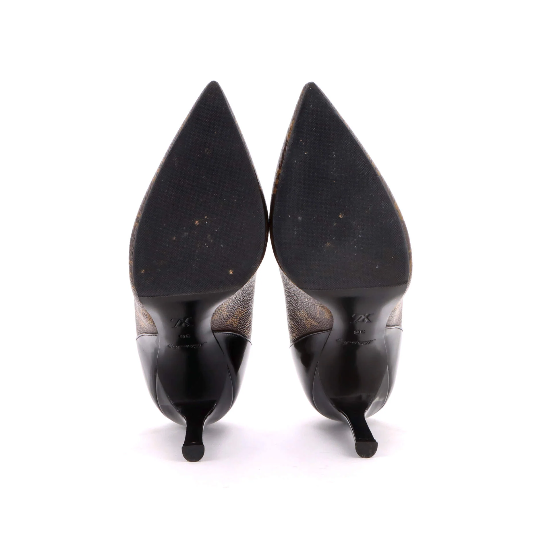 Women's Cherie Pumps Monogram Canvas and Patent - Image 4
