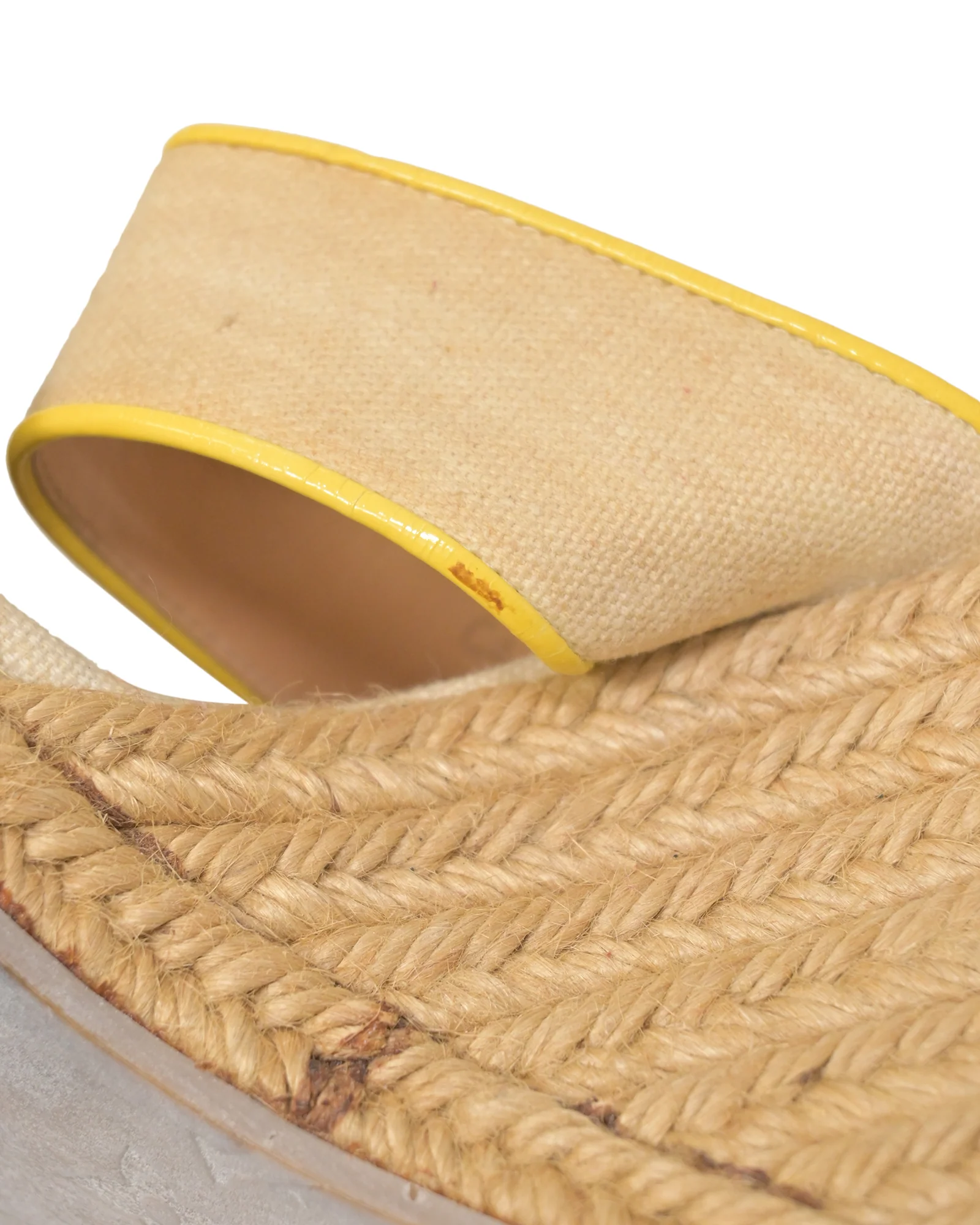 Women's Louis Vuitton Wedge Espadrilles in Beige Canvas - Image 10