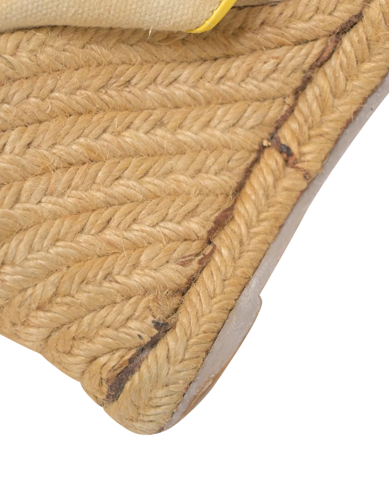 Women's Louis Vuitton Wedge Espadrilles in Beige Canvas - Image 9