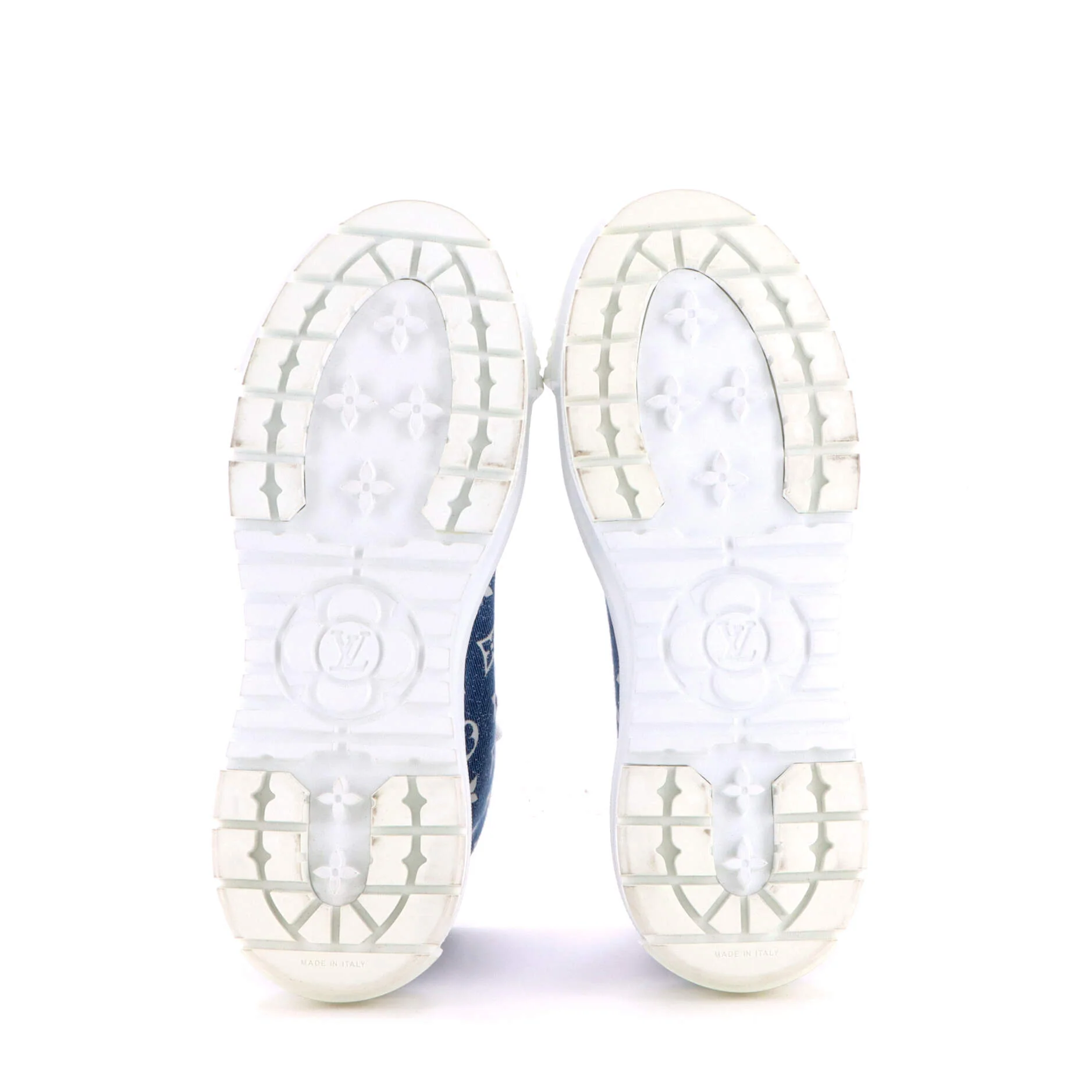 Women's LV Squad Sneaker Boots Monogram Jacquard - Image 4