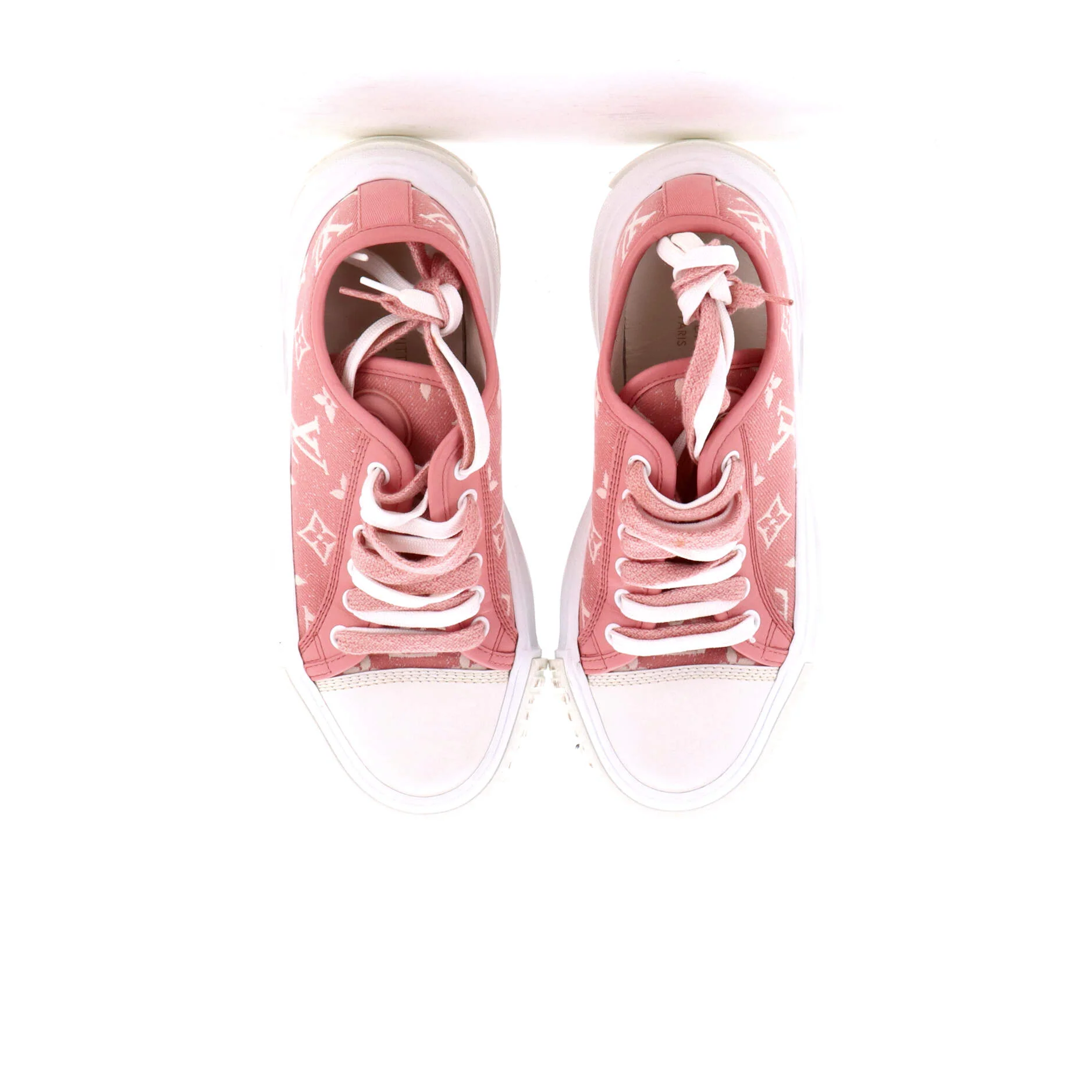 Women's LV Squad Sneakers Monogram Denim Canvas - Image 2
