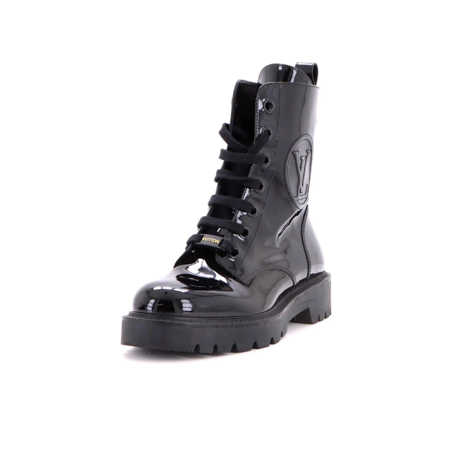 Women's Monogram Territory Flat High Ranger Boots Patent