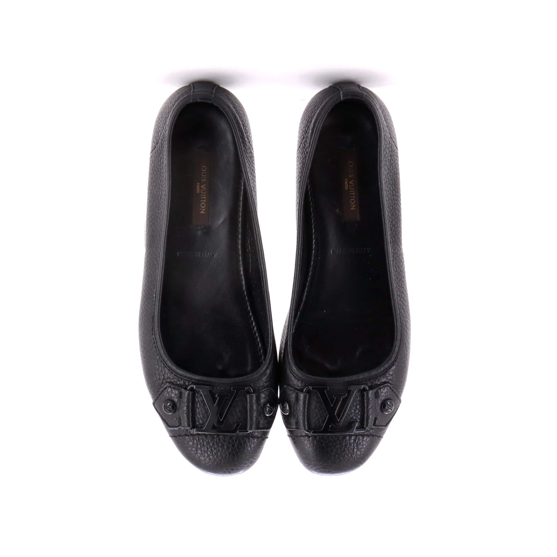 Women's Nina Ballerina Flats Nano Monogram Leather with Monogram Canvas - Image 2