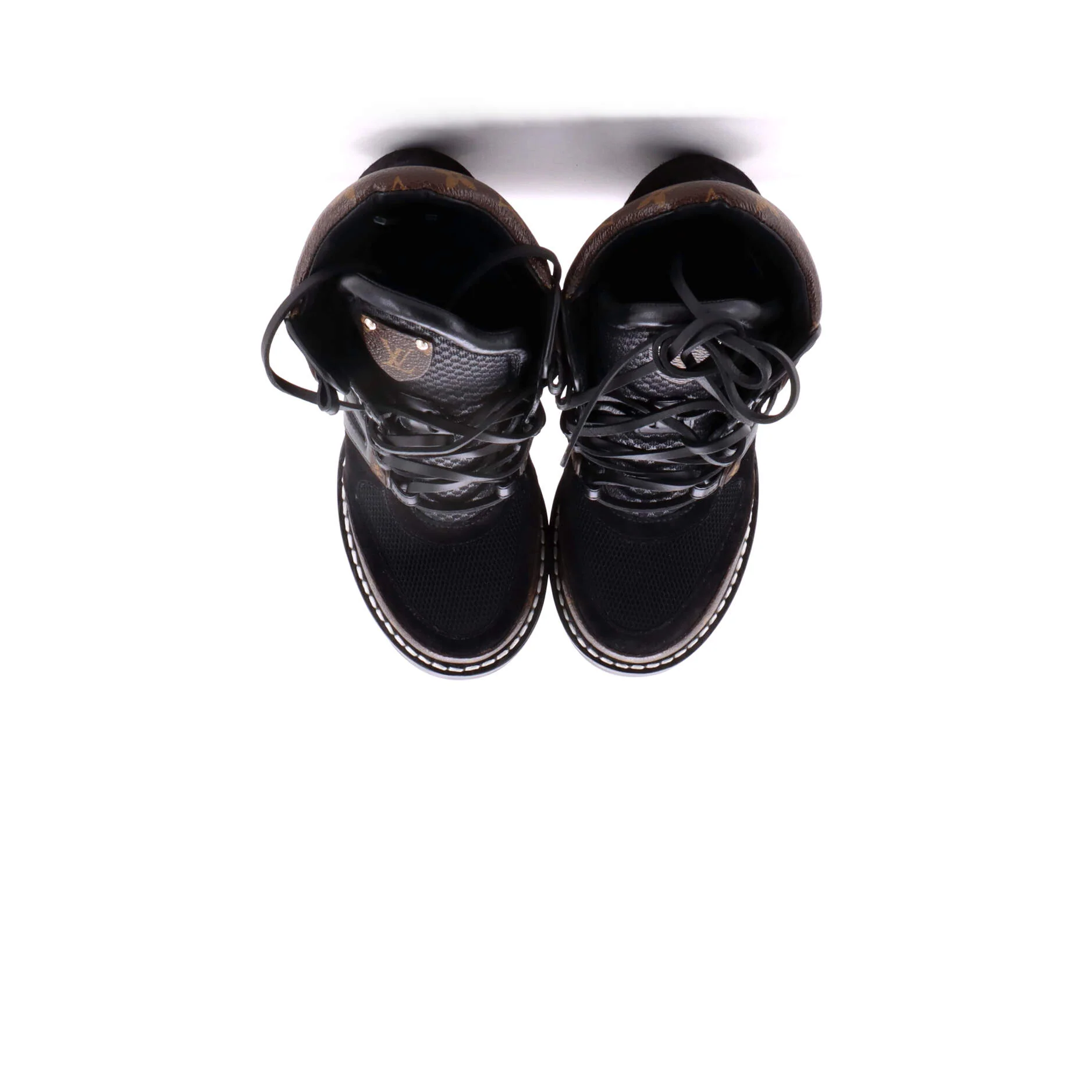 Women's Star Trail Ankle Boots Monogram Canvas and Leather with Suede - Image 2