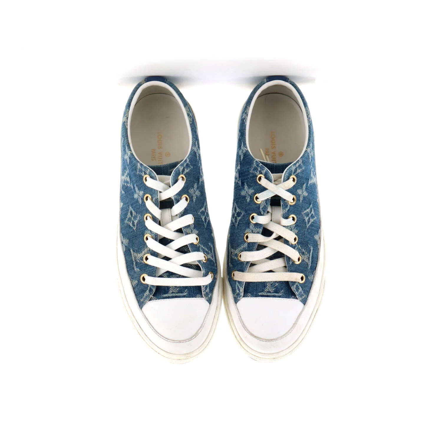 Women's Stellar Sneakers Monogram Denim - Image 2