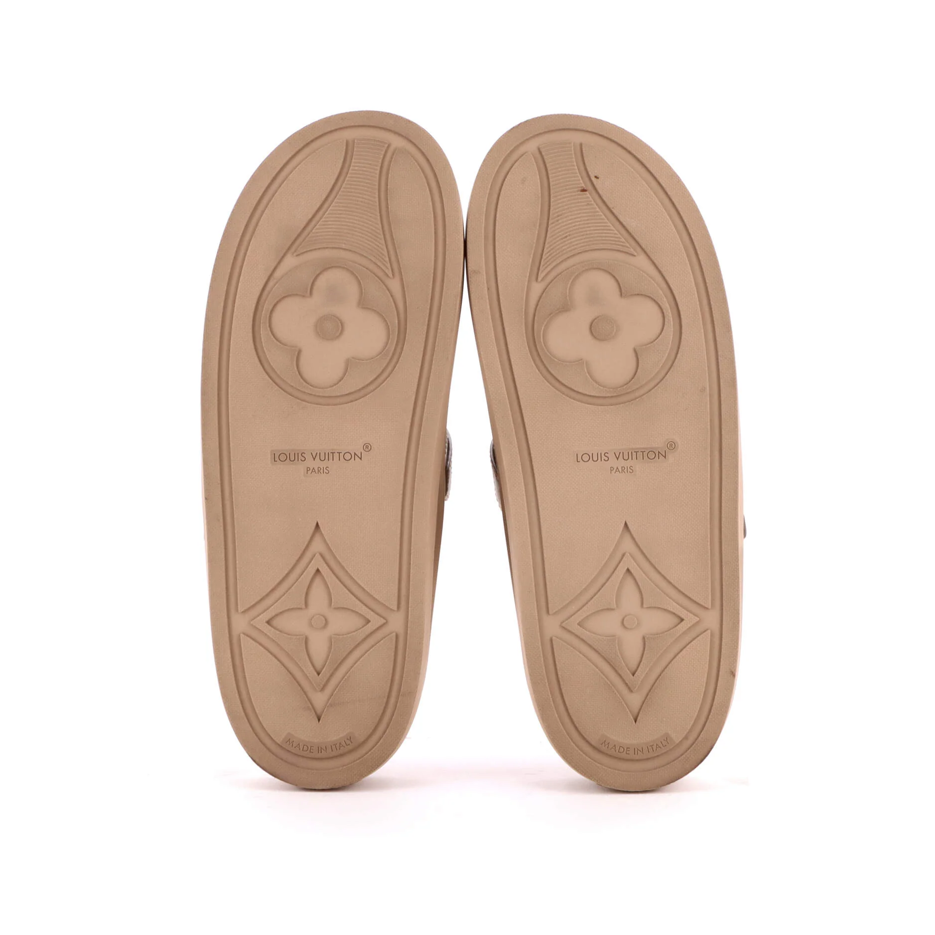 Women's To-Go Flat Comfort Clog Monogram Suede - Image 4