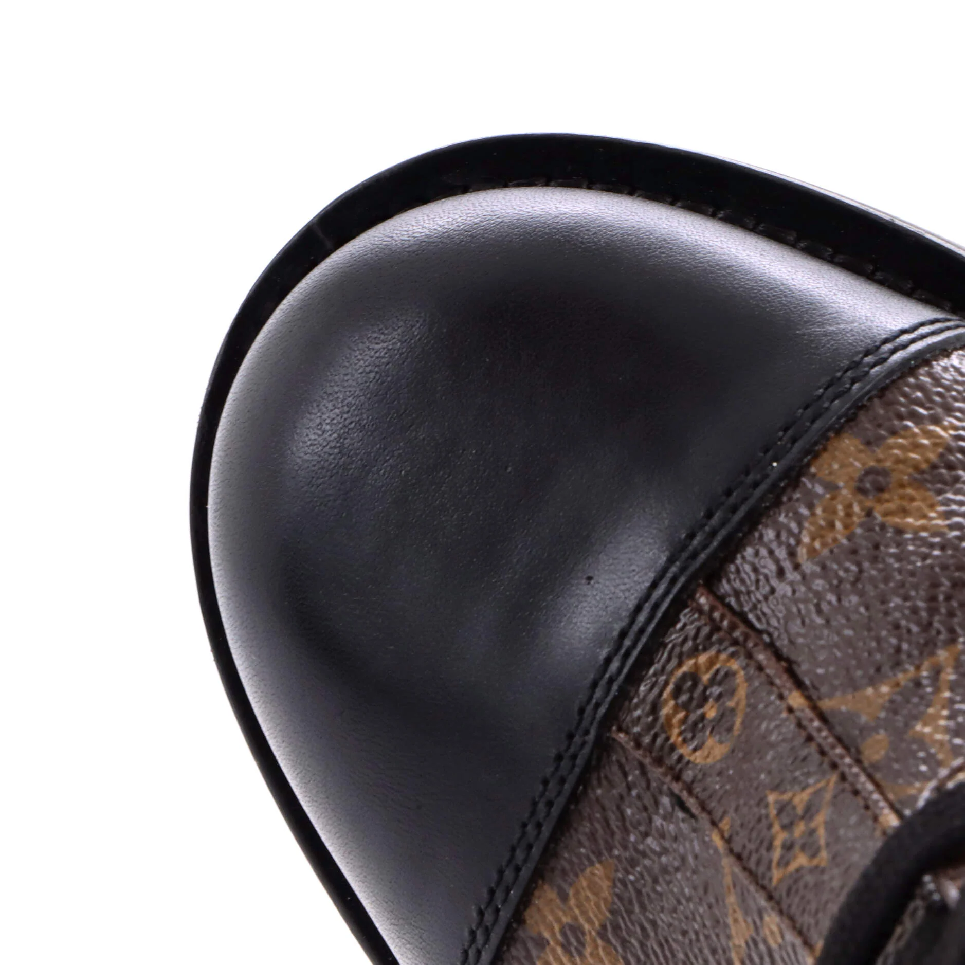 Women's Wonderland Flat Ranger Boots Monogram Canvas and Leather - Image 5